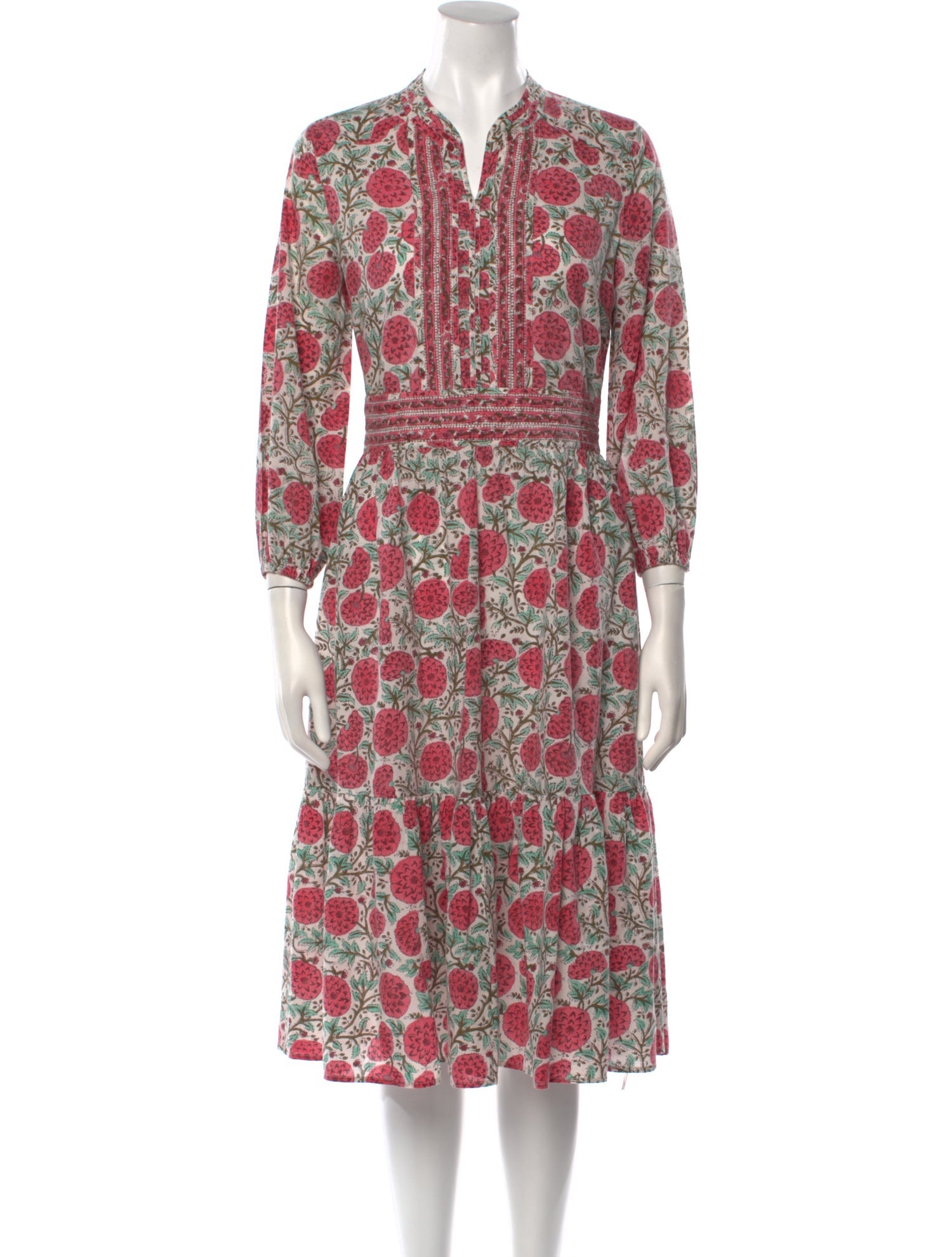 Aish Printed Midi Length Dress