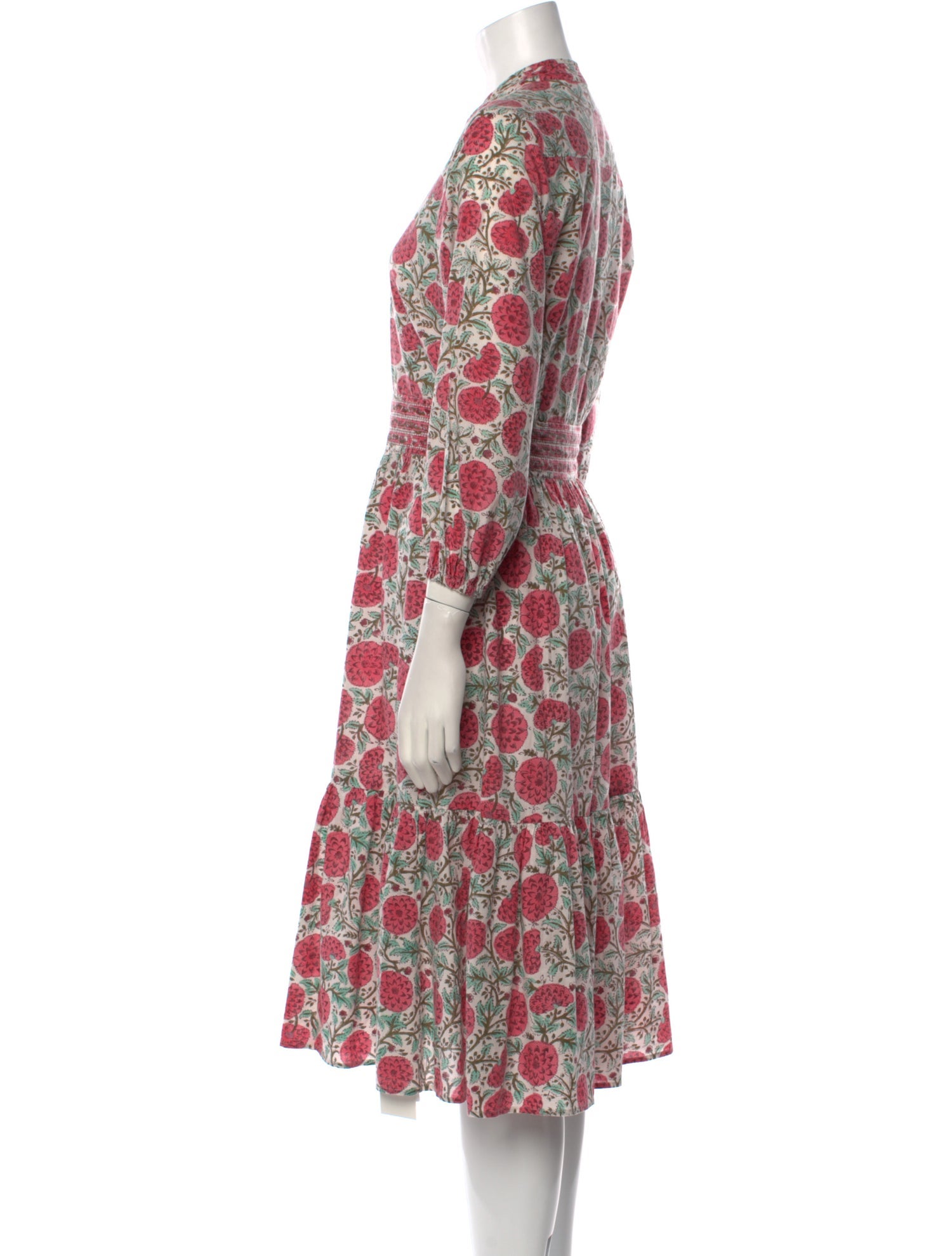 Aish Printed Midi Length Dress