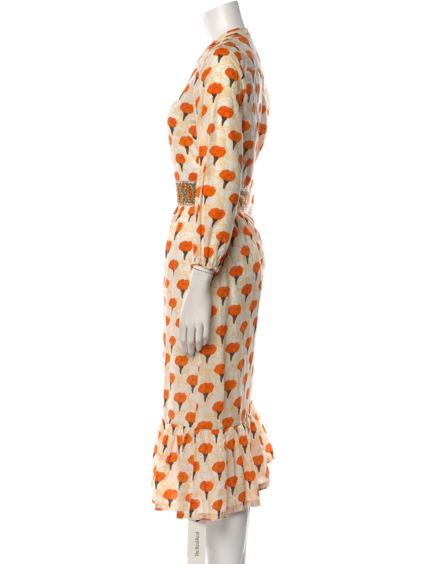 Aish Printed Long Dress