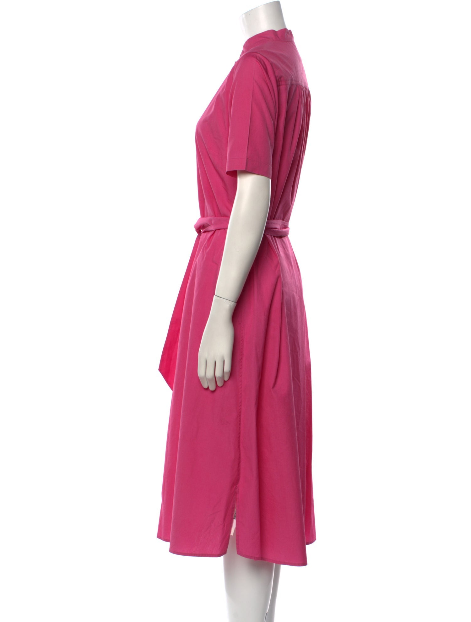 Aish Mock Neck Midi Length Dress