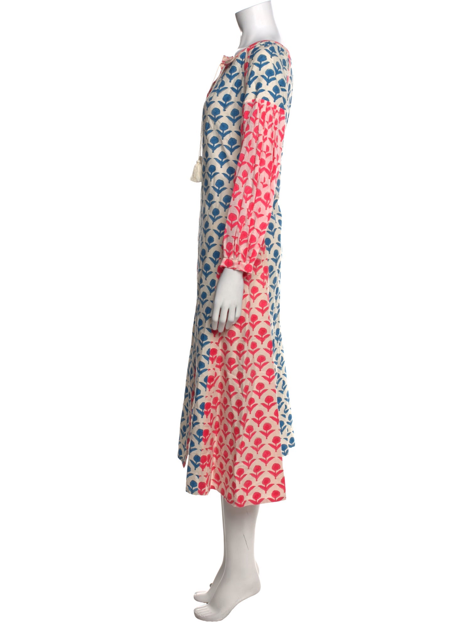 Aish Printed Long Dress