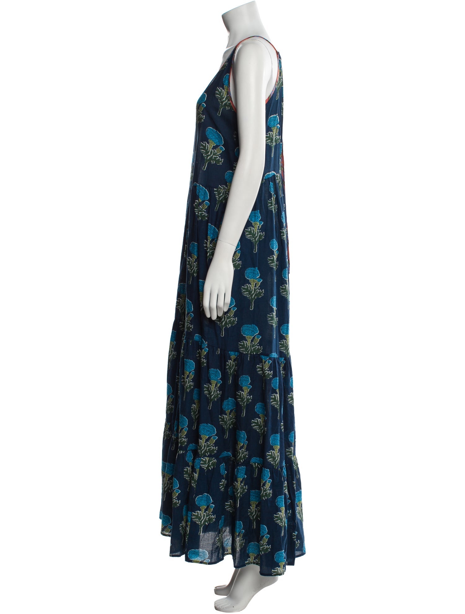 Aish Floral Print Long Dress