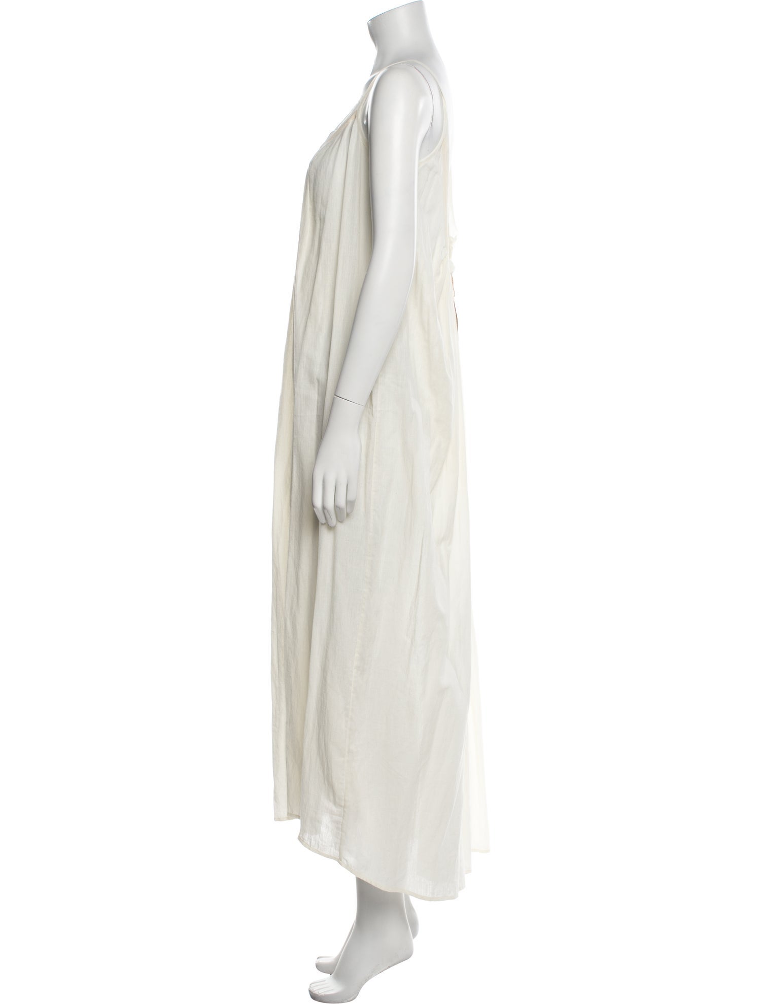 Aish Scoop Neck Midi Length Dress