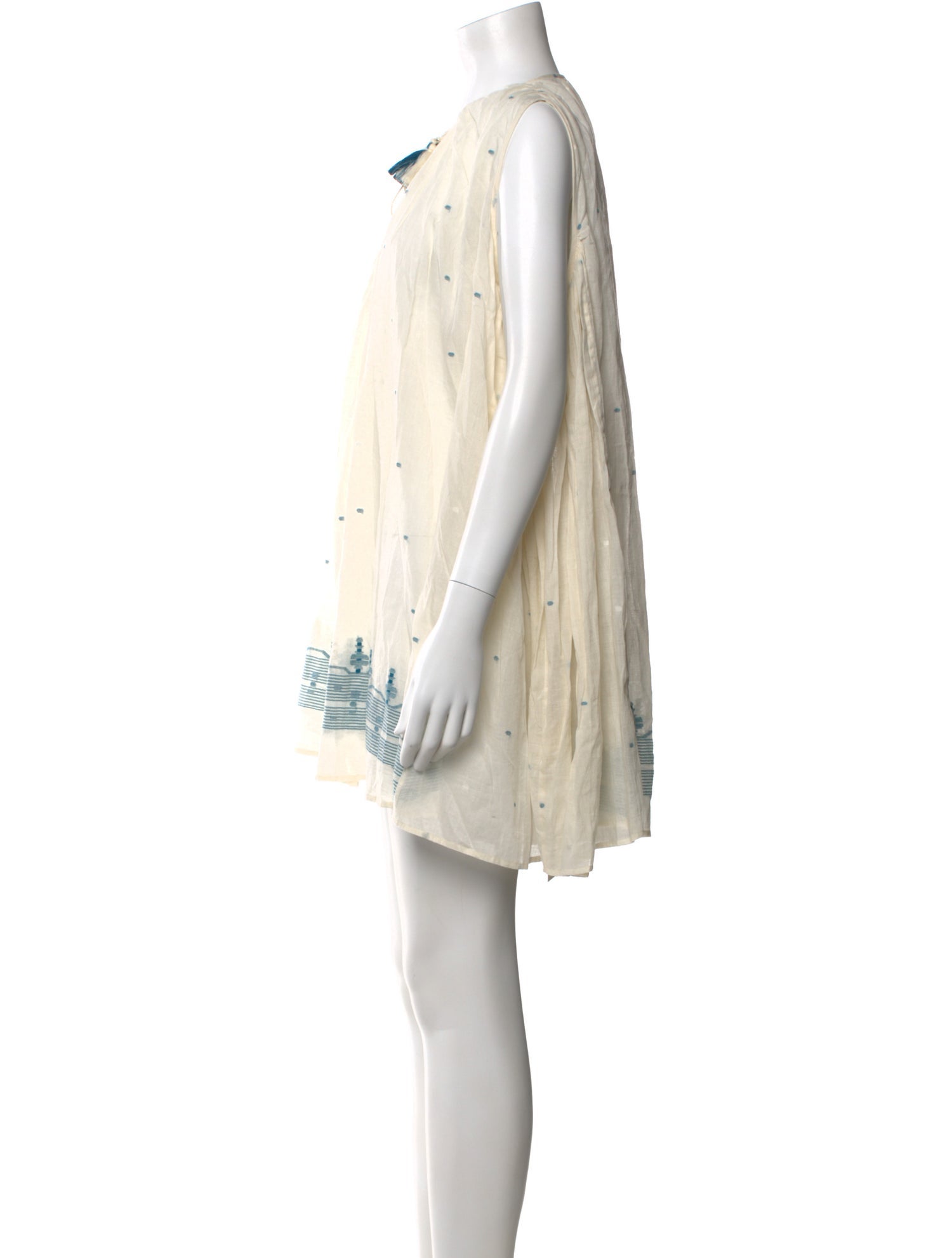 Aish Printed Knee-Length Dress w/ Tags