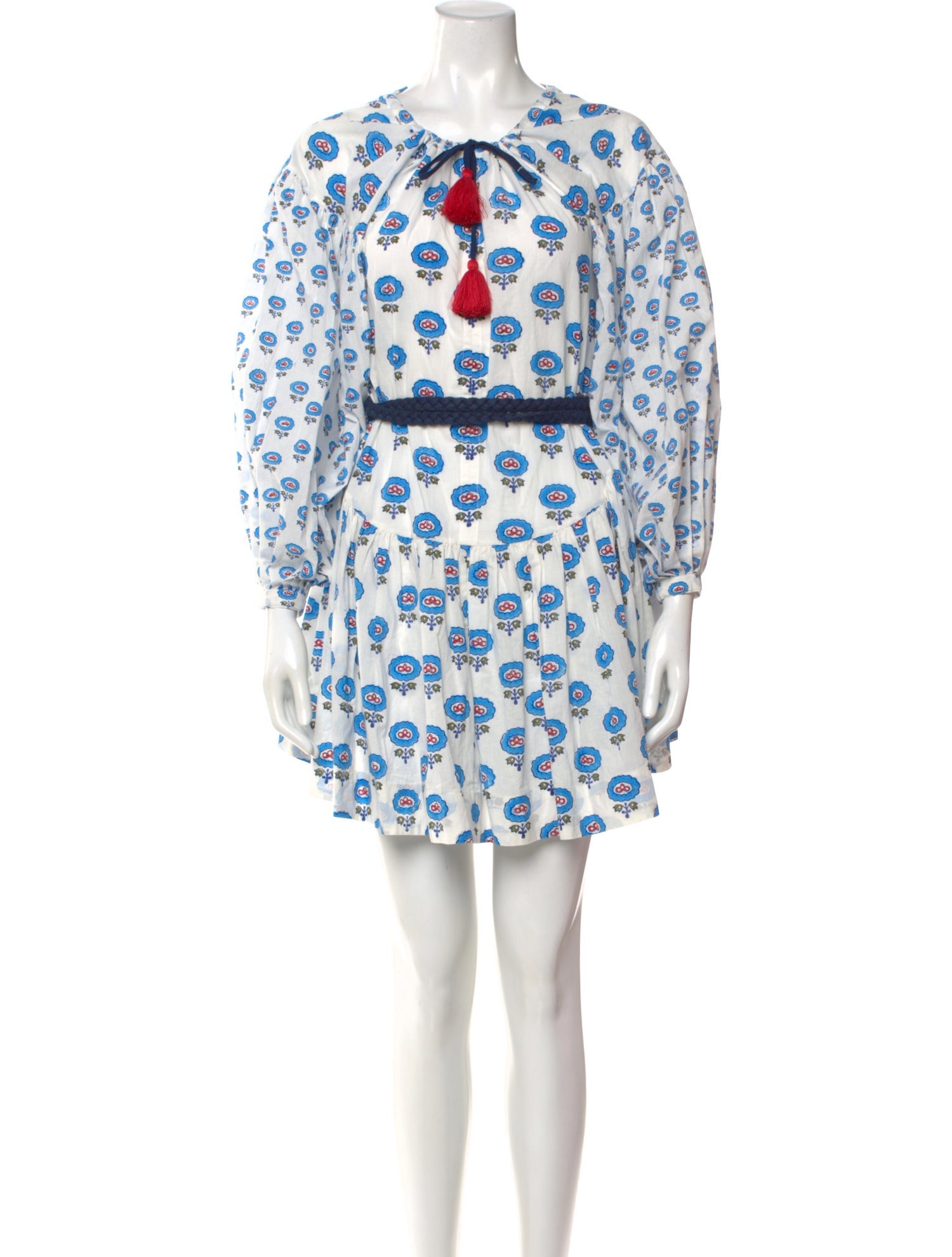 Aish Floral Print Mini Dress