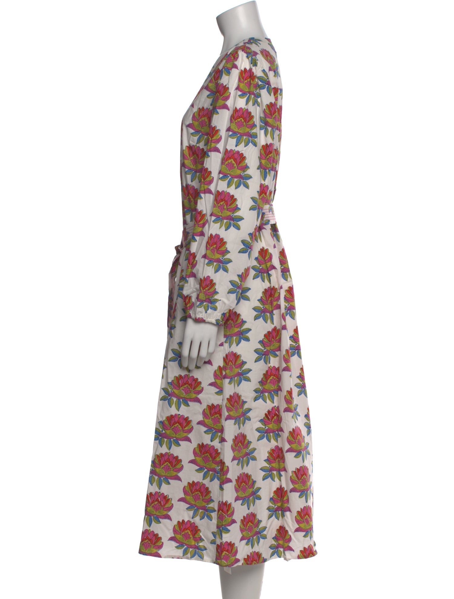 Aish Floral Print Long Dress w/ Tags