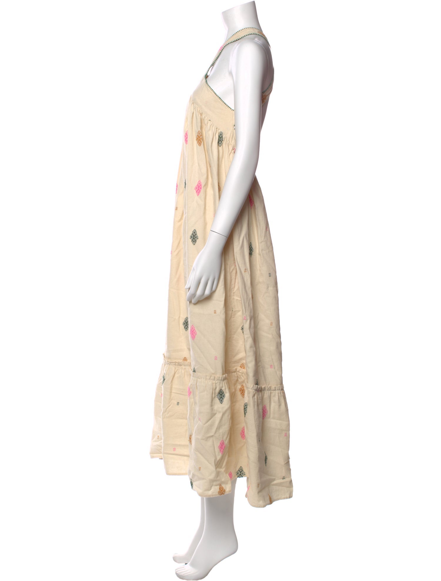Aish Floral Print Long Dress