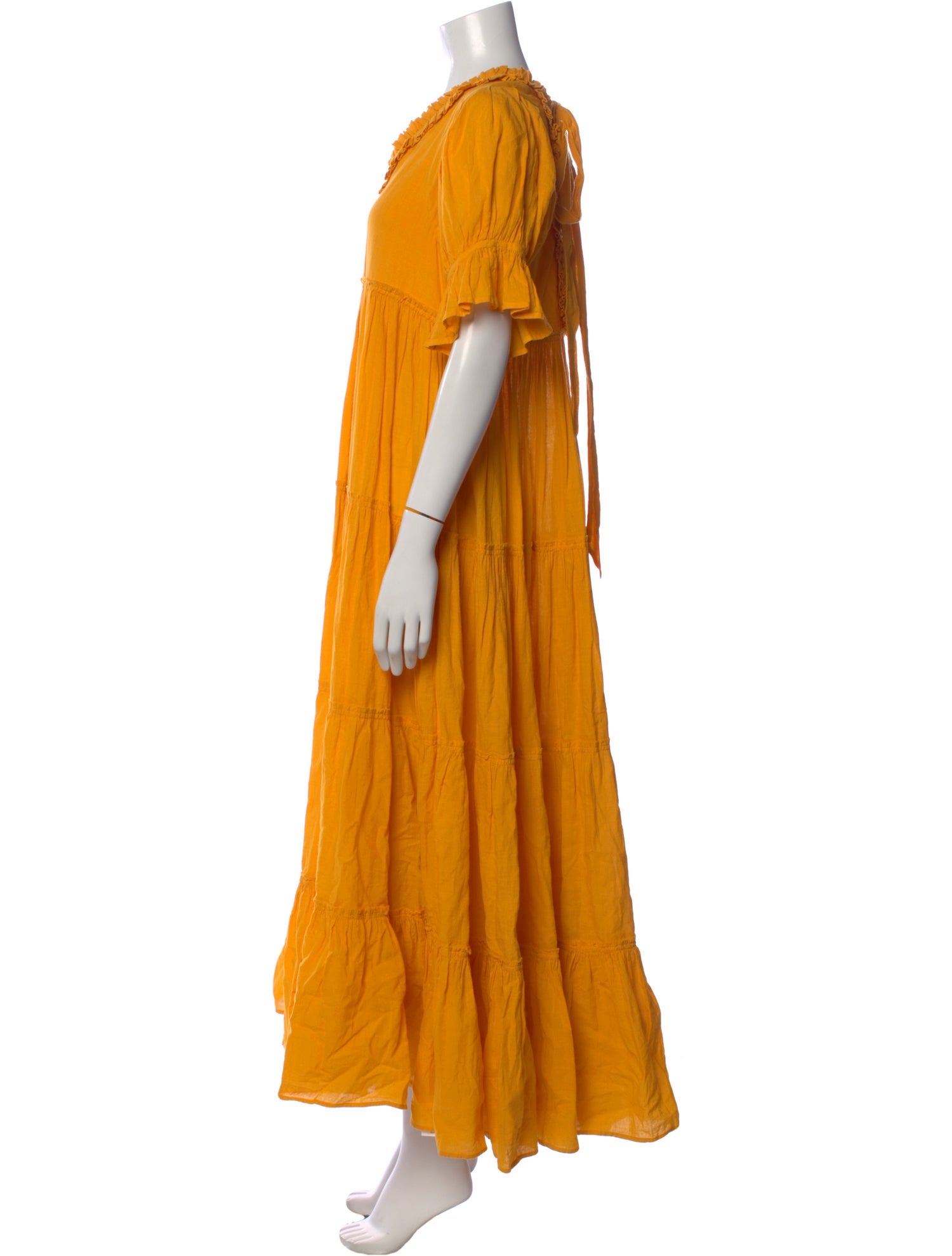 Aish V-Neck Long Dress