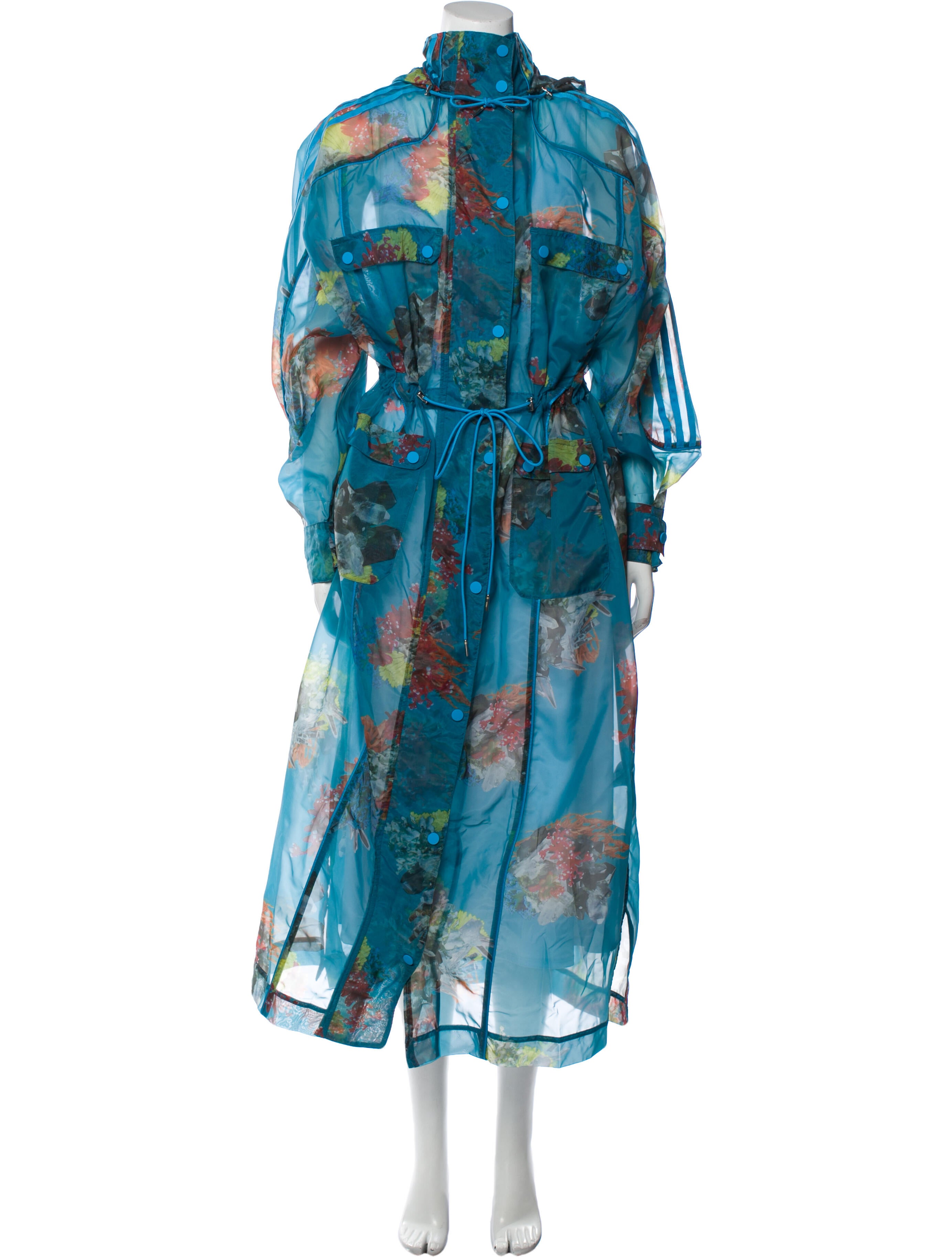ivy park blue dress Cordelia Dress in Winter Rose Garden M main image 1