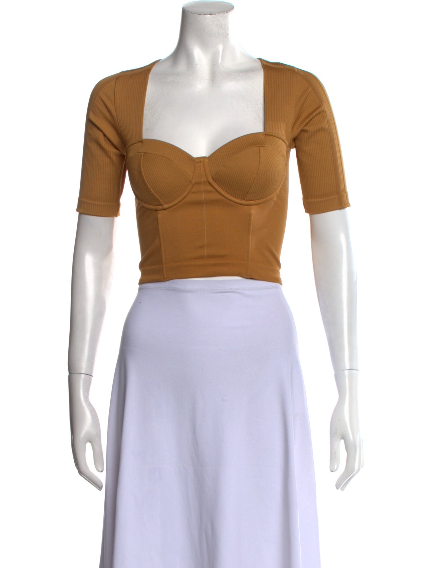 adidas x IVY PARK Square Neckline Short Sleeve Crop Top