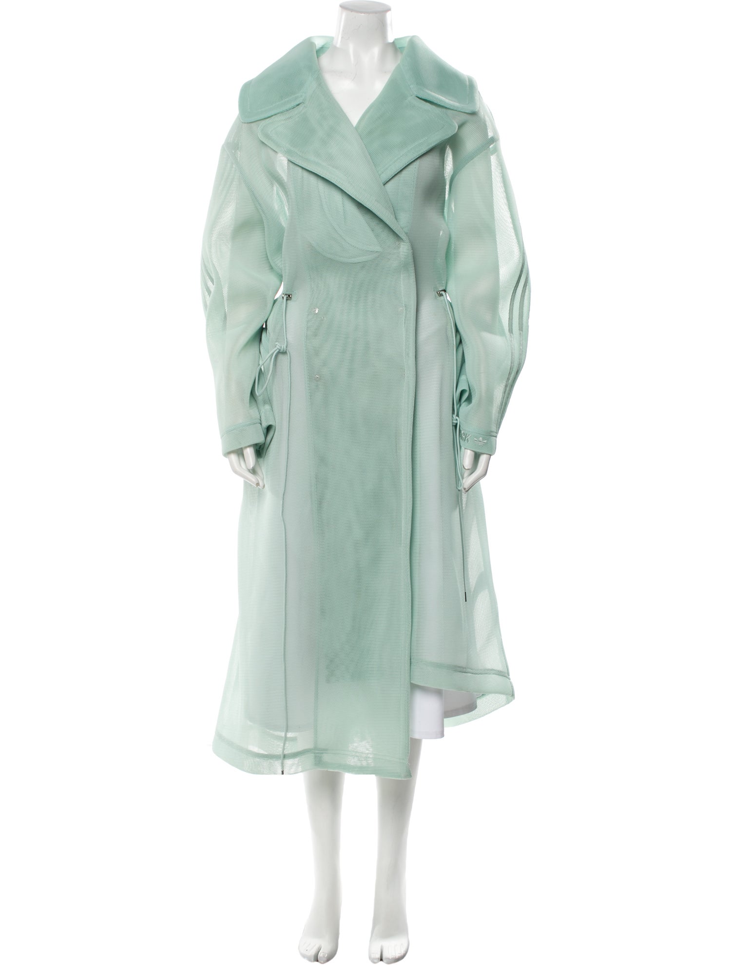 adidas x IVY PARK Trench Coat - Green Coats, Clothing - WAIVP26446