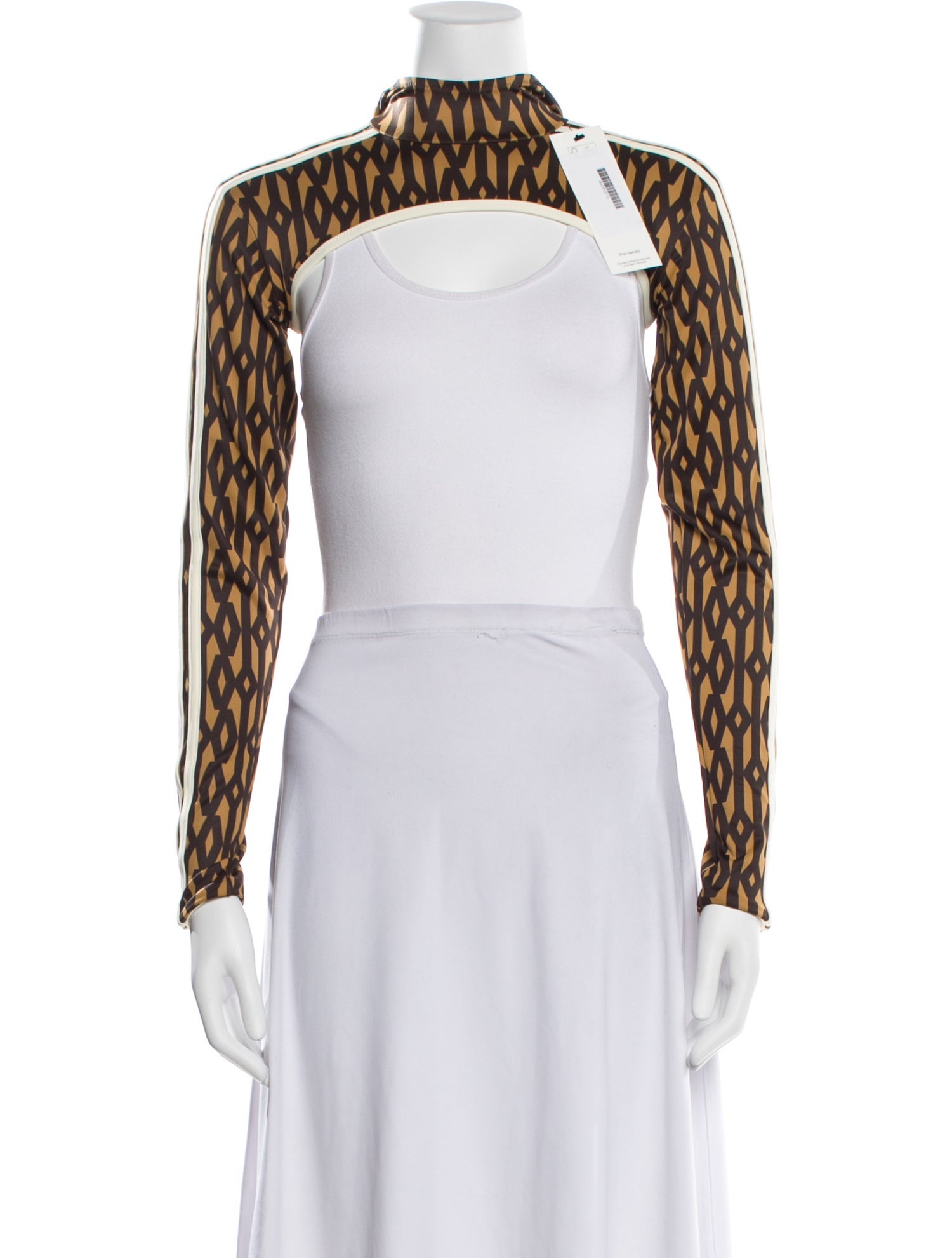 adidas x IVY PARK Printed Square Neckline Crop Top