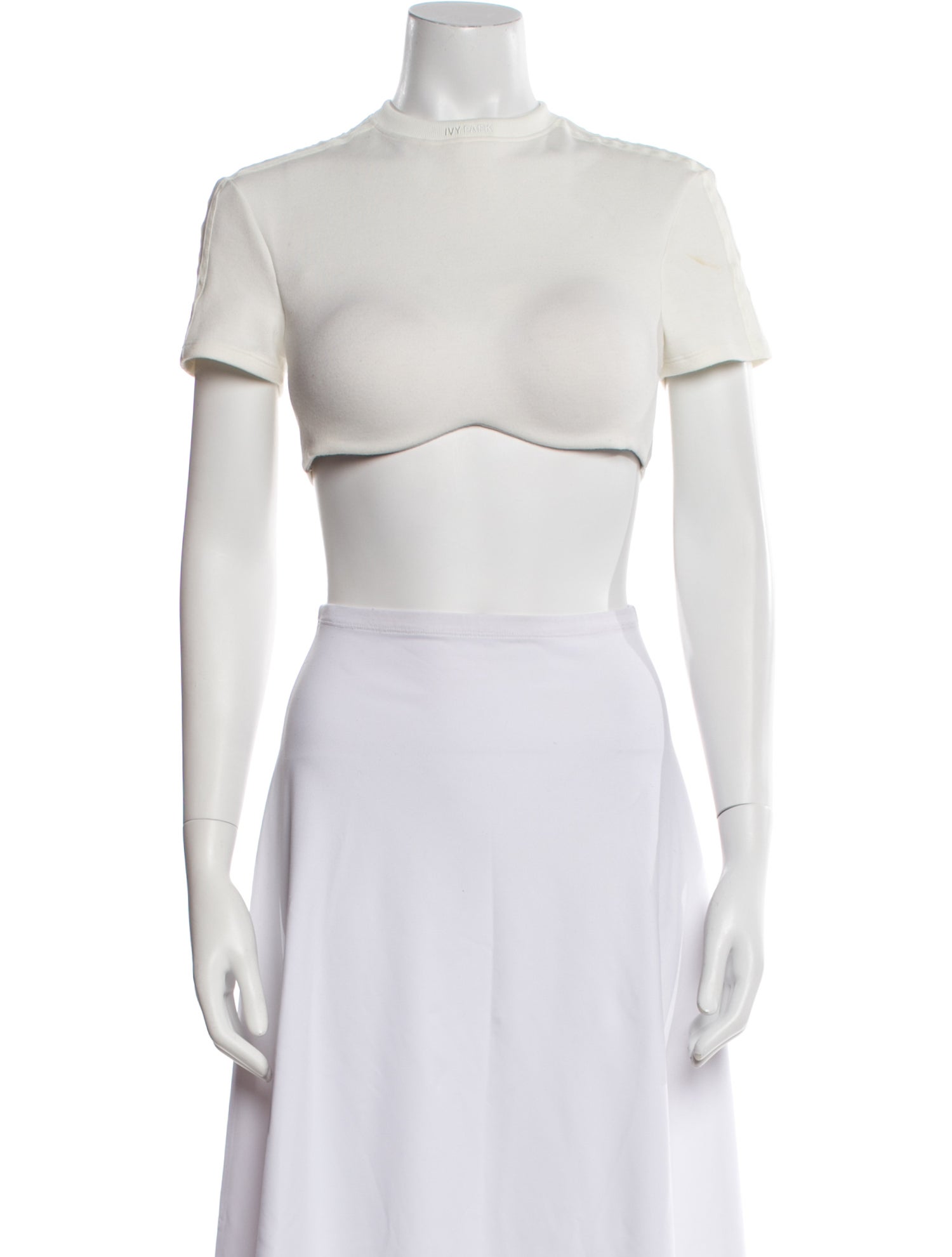 adidas x IVY PARK Mock Neck Short Sleeve Crop Top