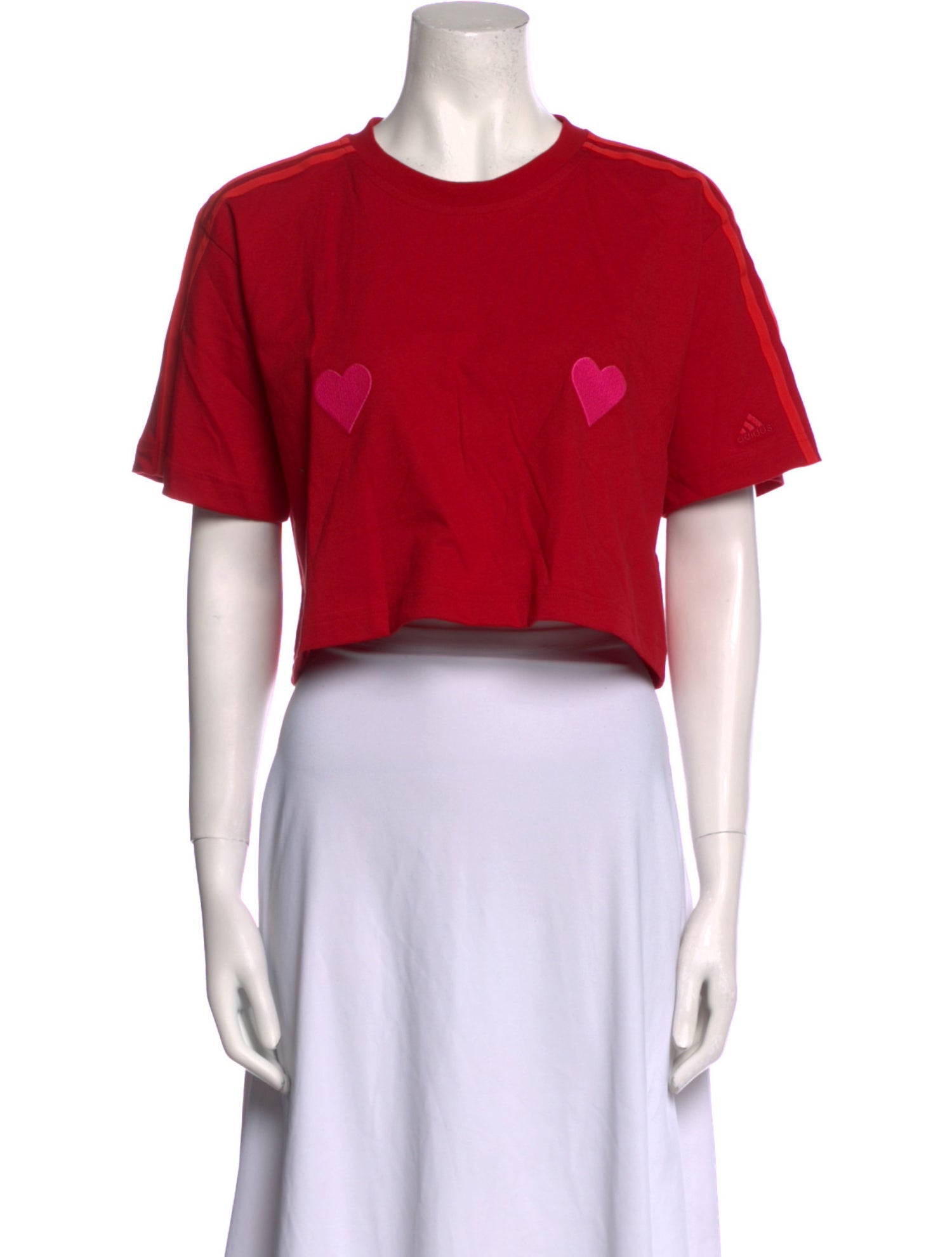 adidas x IVY PARK Crew Neck Short Sleeve Crop Top