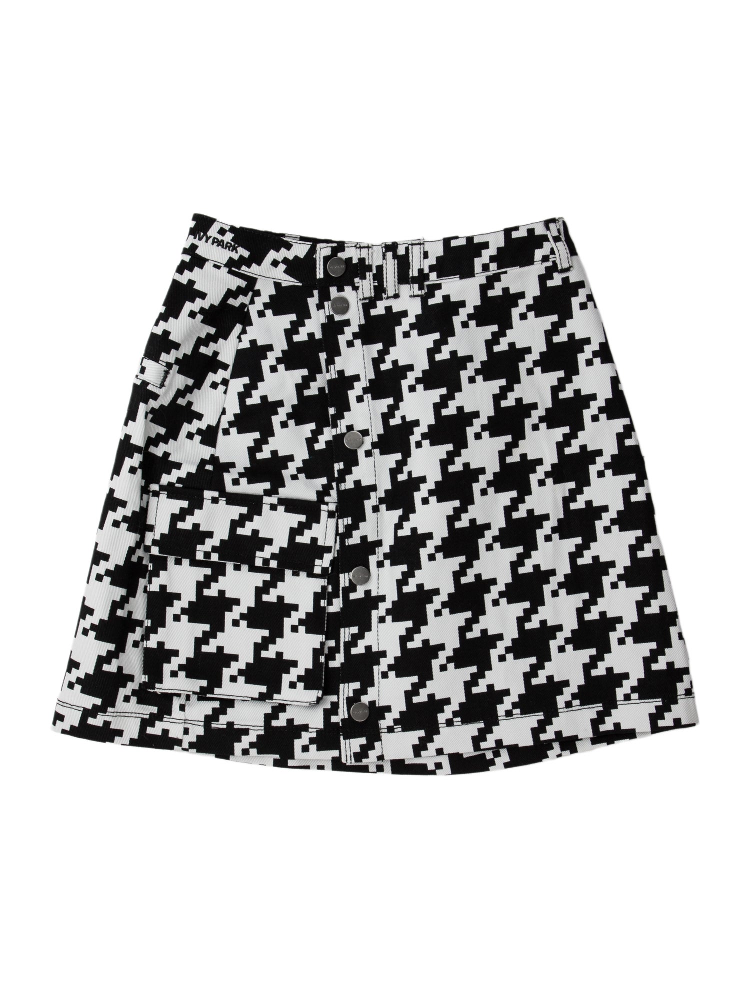 adidas x IVY PARK Houndstooth Print Mini Skirt
