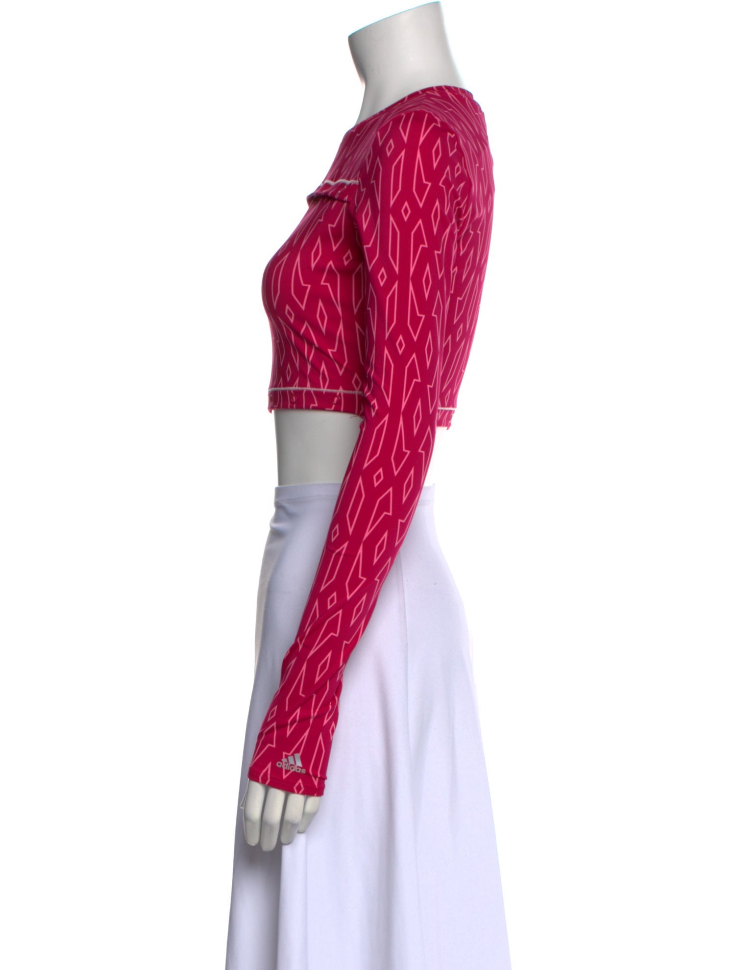 adidas x IVY PARK Printed Crew Neck Crop Top