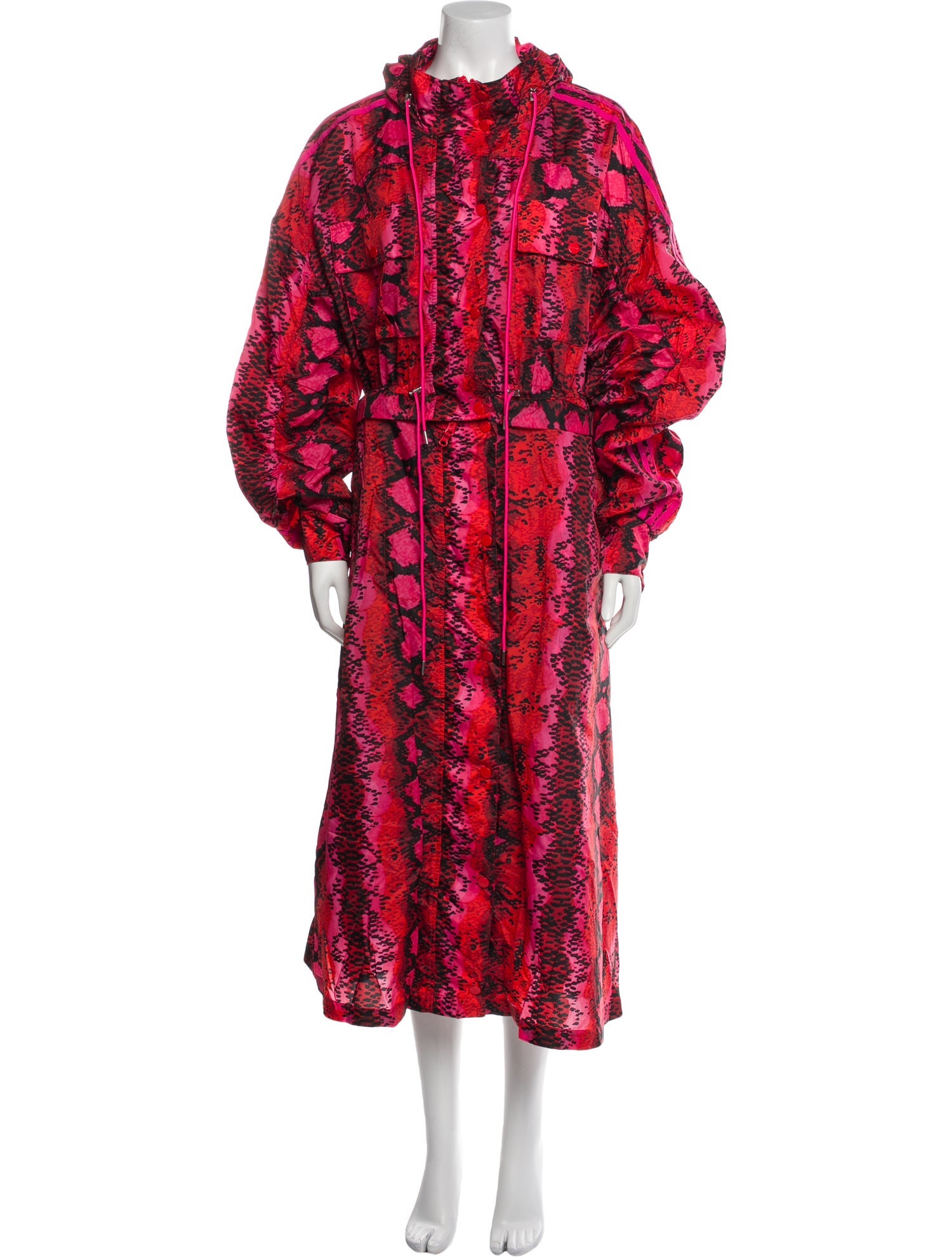 adidas x IVY PARK Animal Print Faux Fur Coat