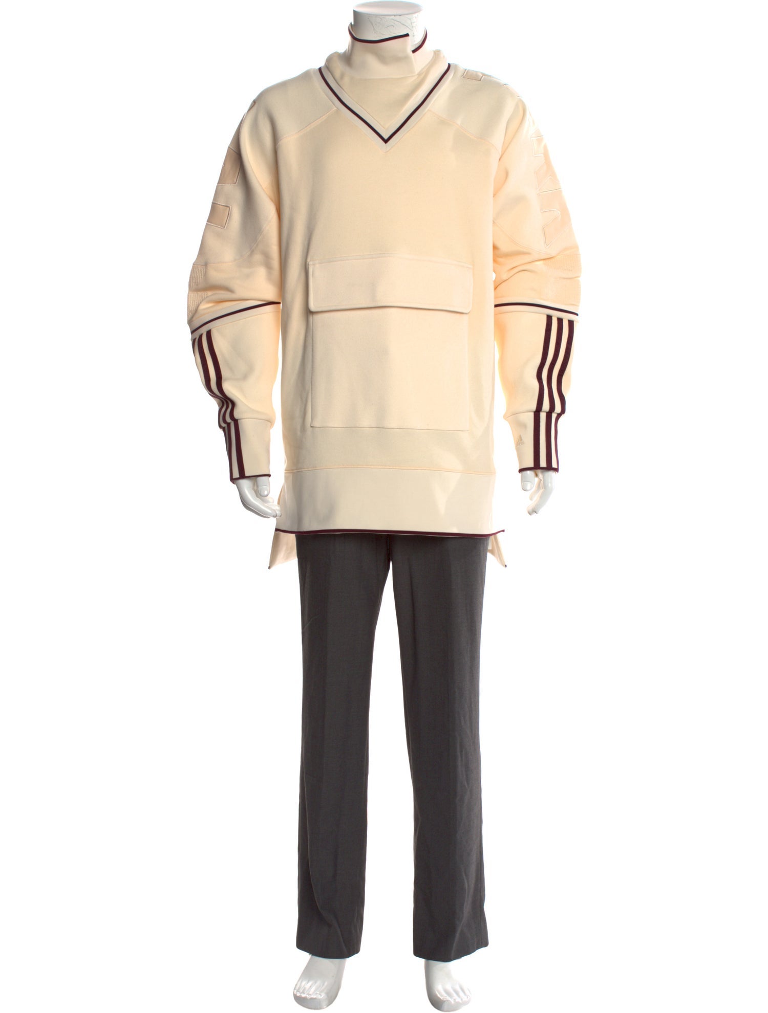 adidas x IVY PARK Striped Mock Neck Hoodie