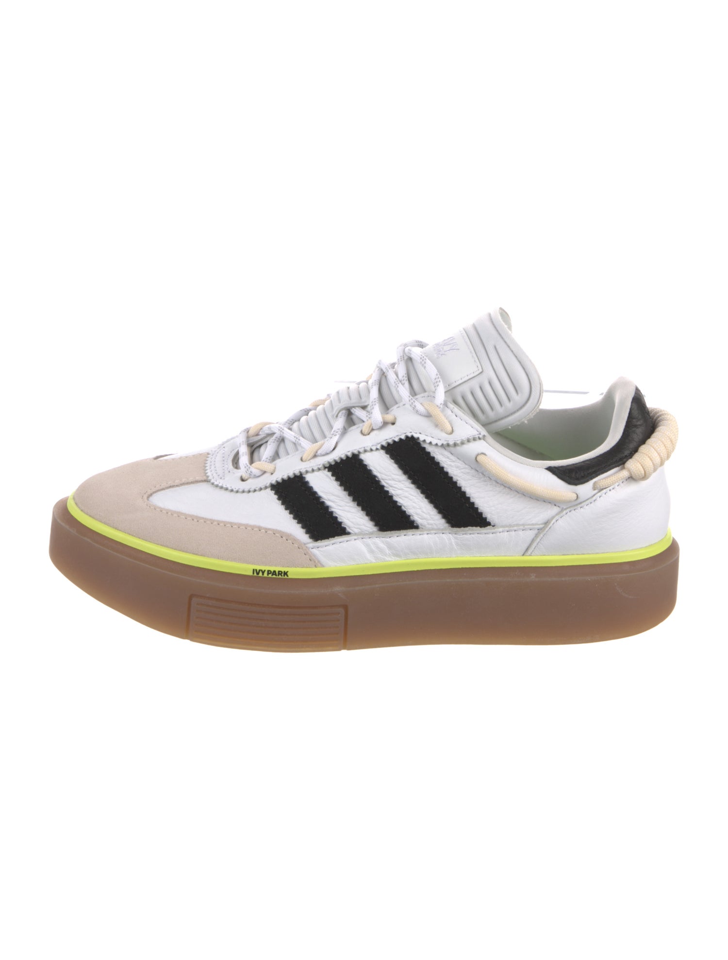 adidas x IVY PARK Leather Colorblock Pattern Athletic Sneakers