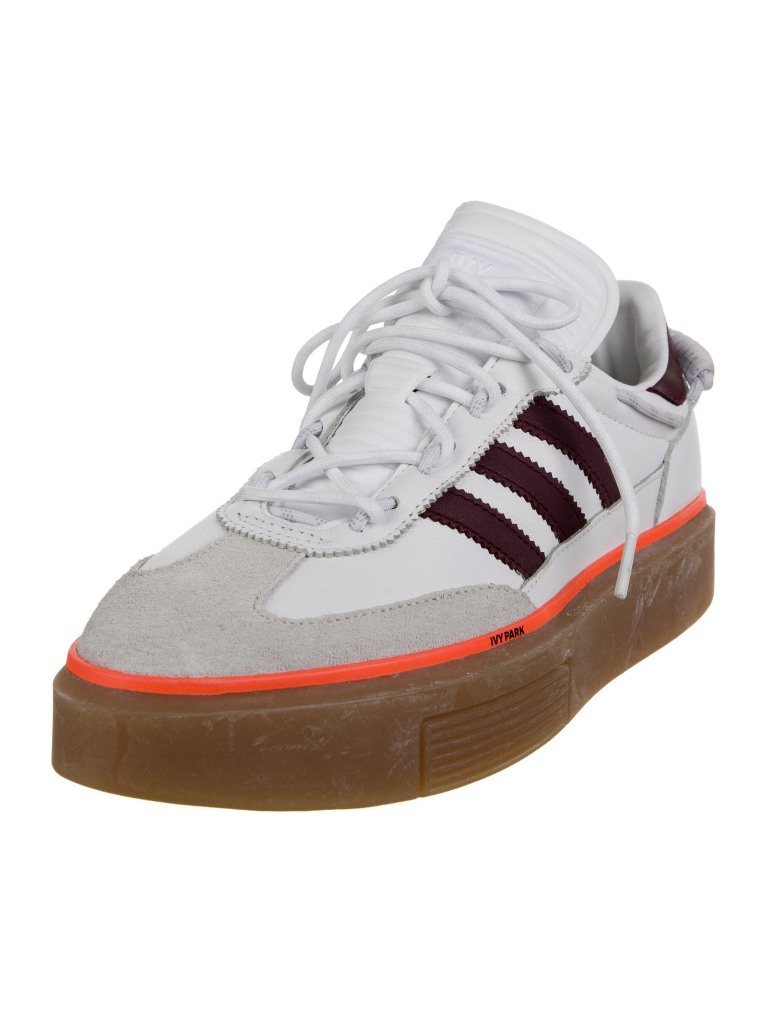 adidas x IVY PARK Leather Colorblock Pattern Sneakers