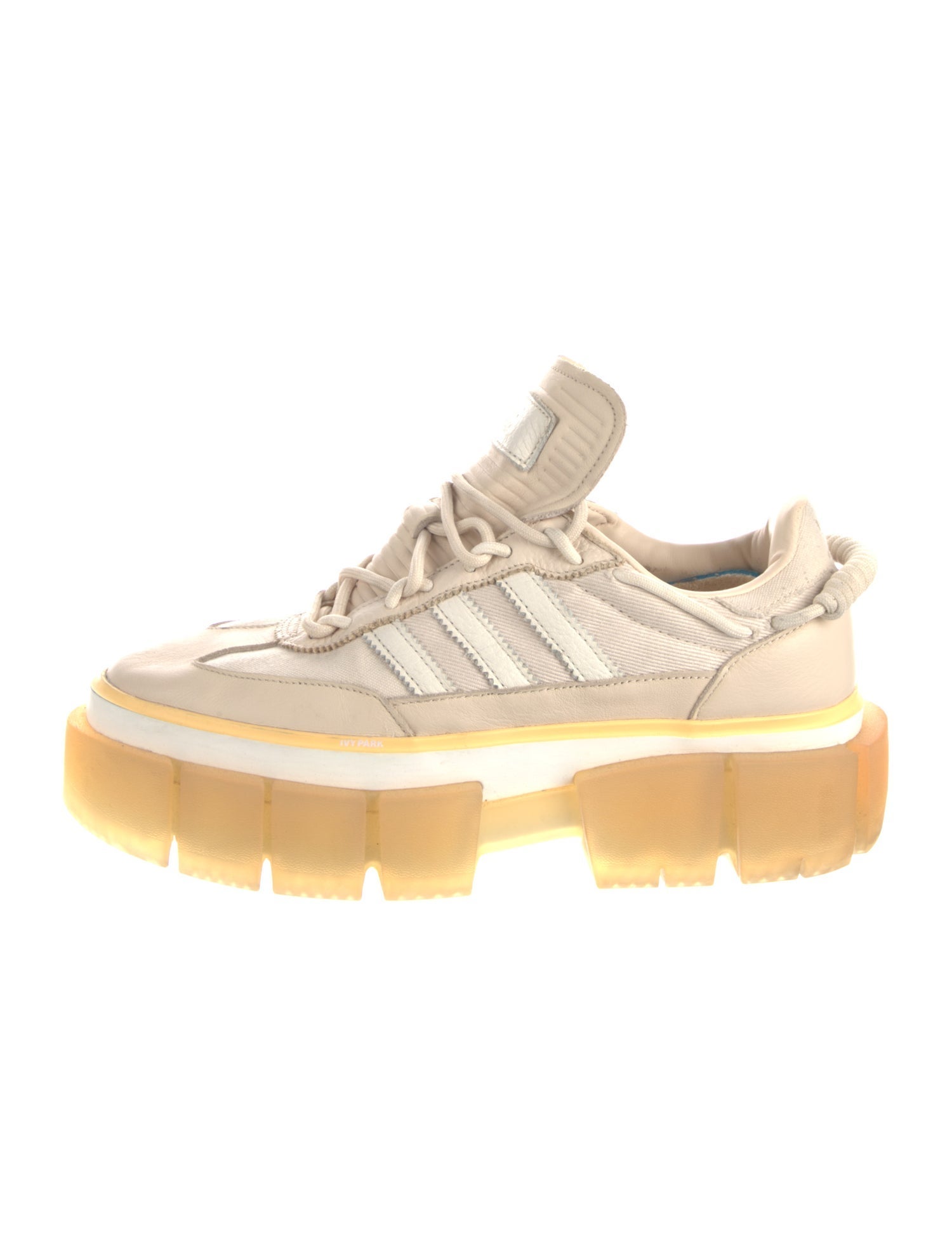 adidas x IVY PARK Leather Printed Athletic Sneakers