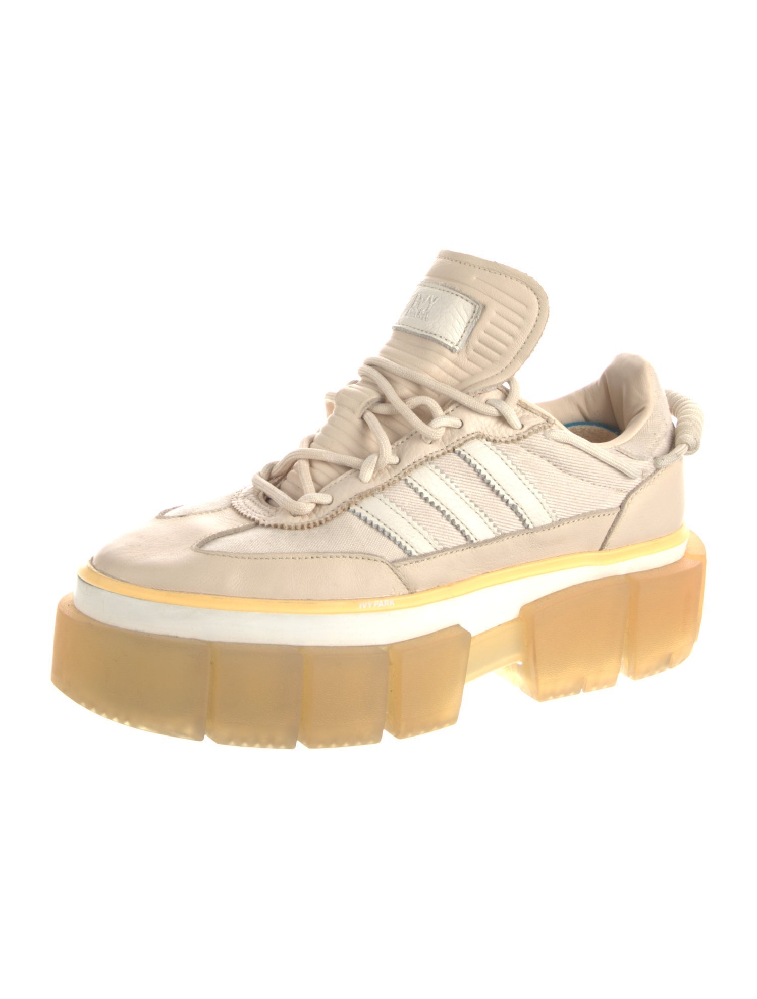 adidas x IVY PARK Leather Printed Athletic Sneakers