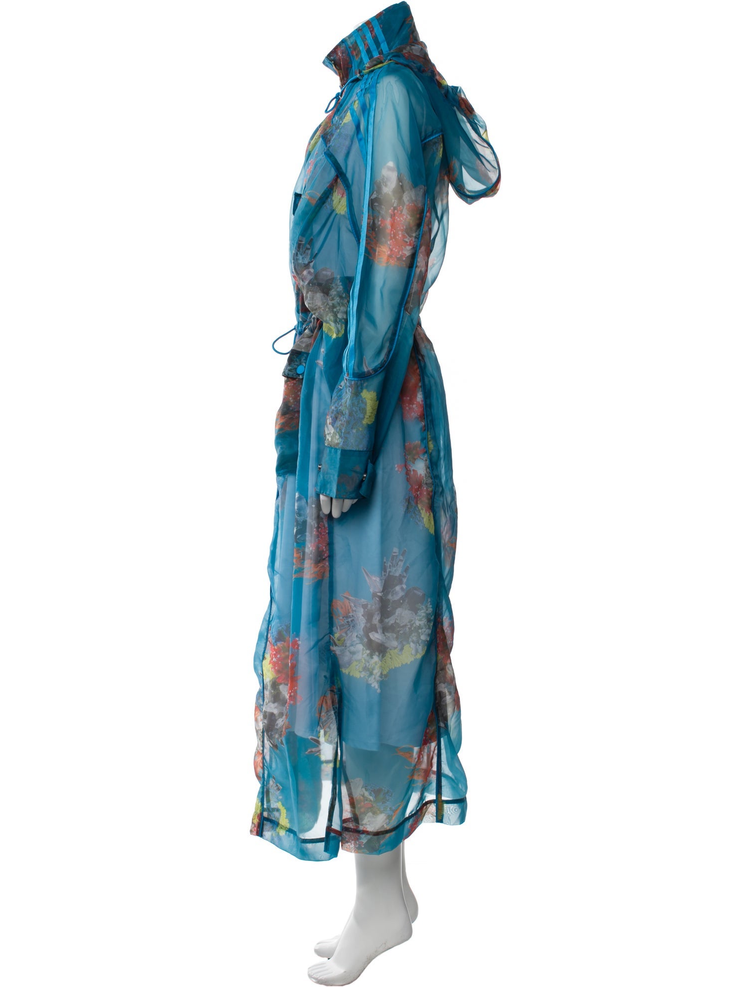 adidas x IVY PARK Floral Print Trench Coat