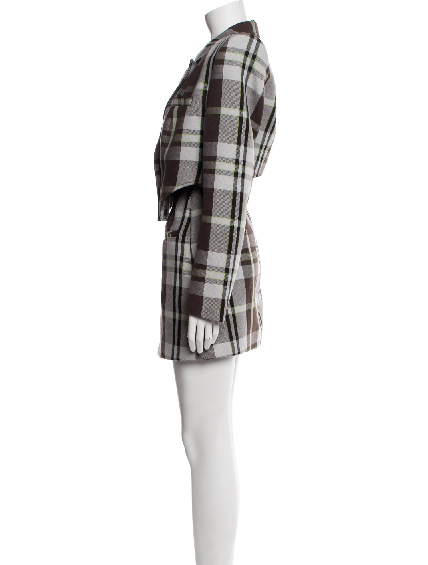 adidas x IVY PARK Plaid Print Skirt Set w/ Tags