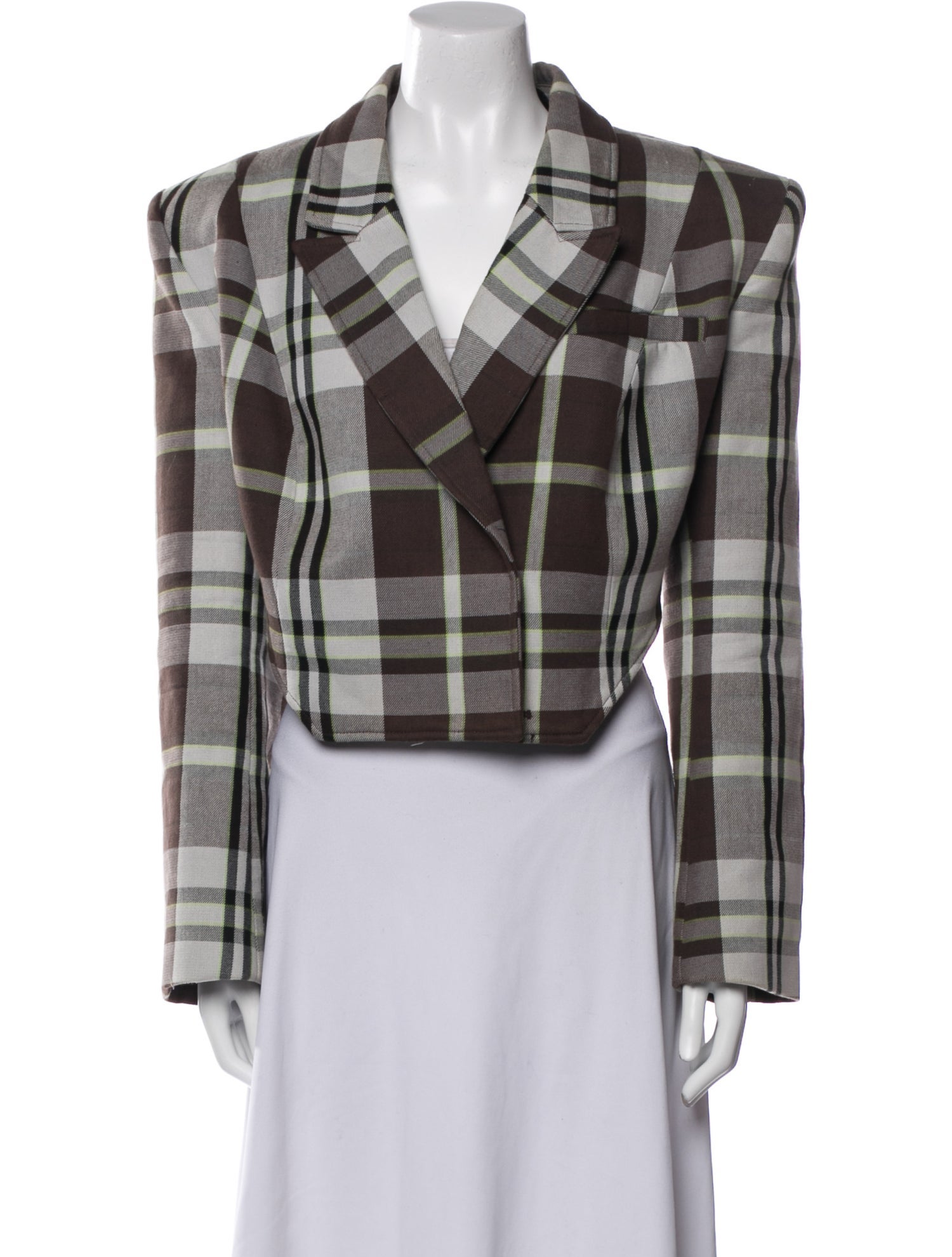 adidas x IVY PARK Plaid Print Blazer