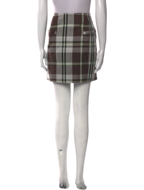 adidas x IVY PARK Plaid Print Mini Skirt