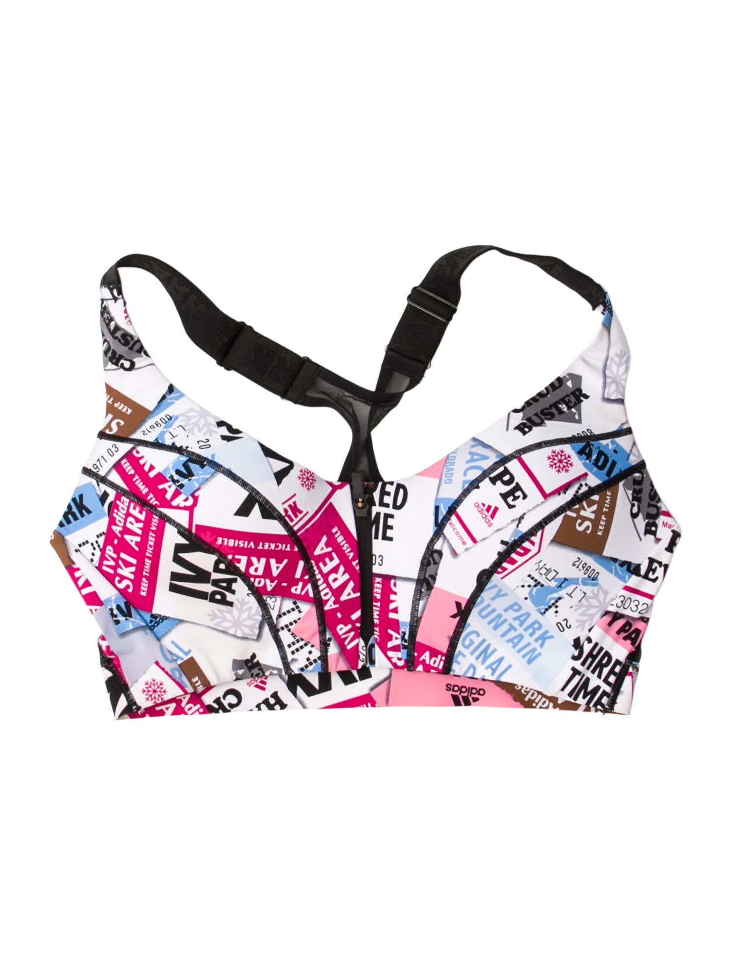 adidas x IVY PARK Graphic Print Strapless Sports Bra