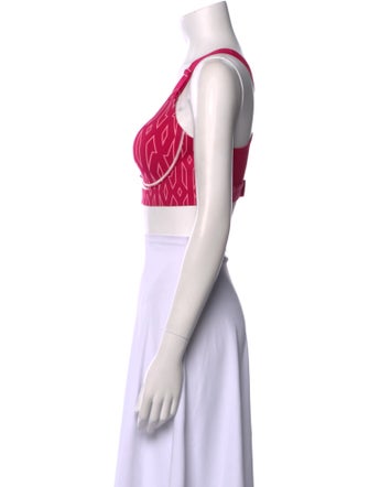 adidas x IVY PARK Printed V-Neck Crop Top