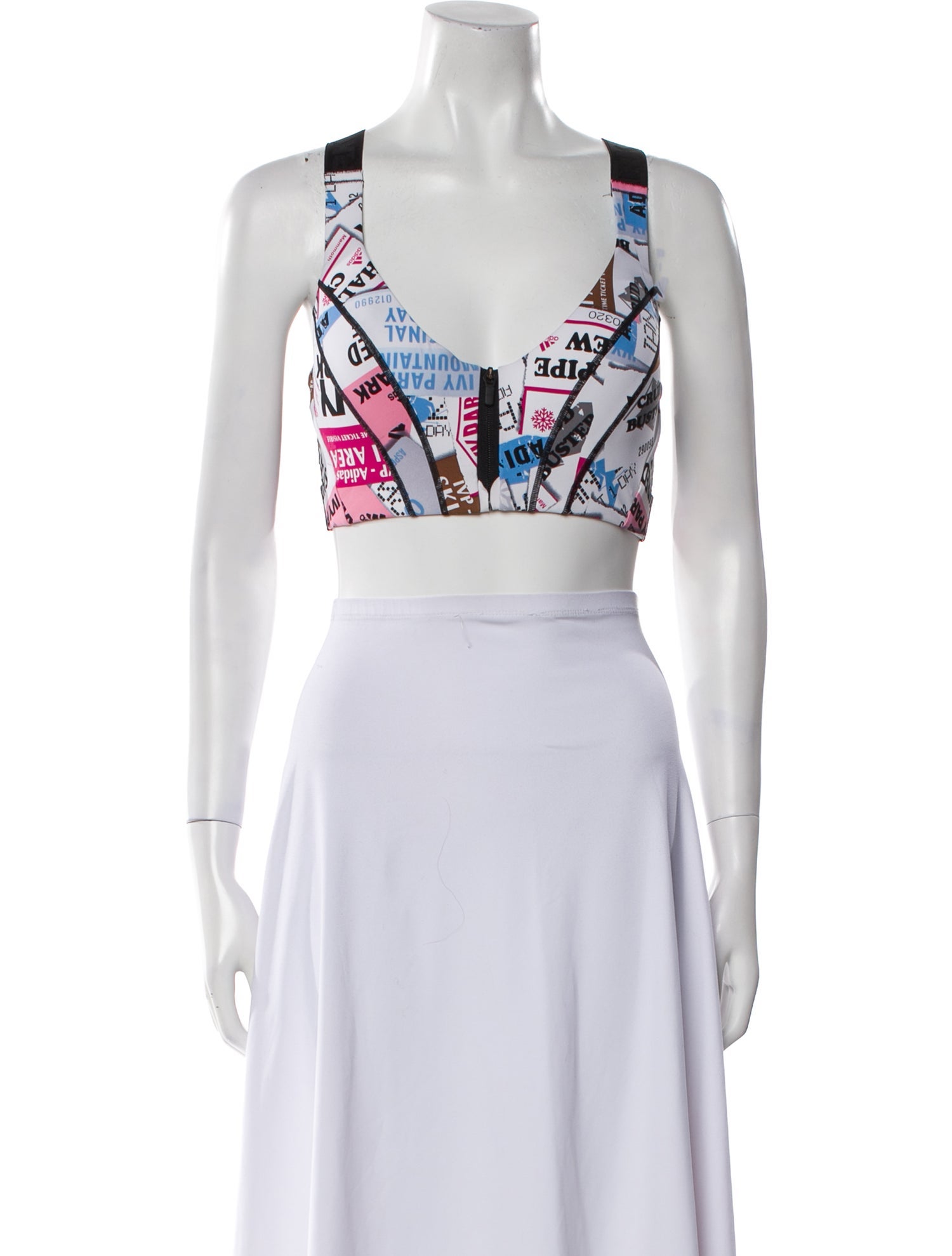 adidas x IVY PARK Printed Square Neckline Crop Top