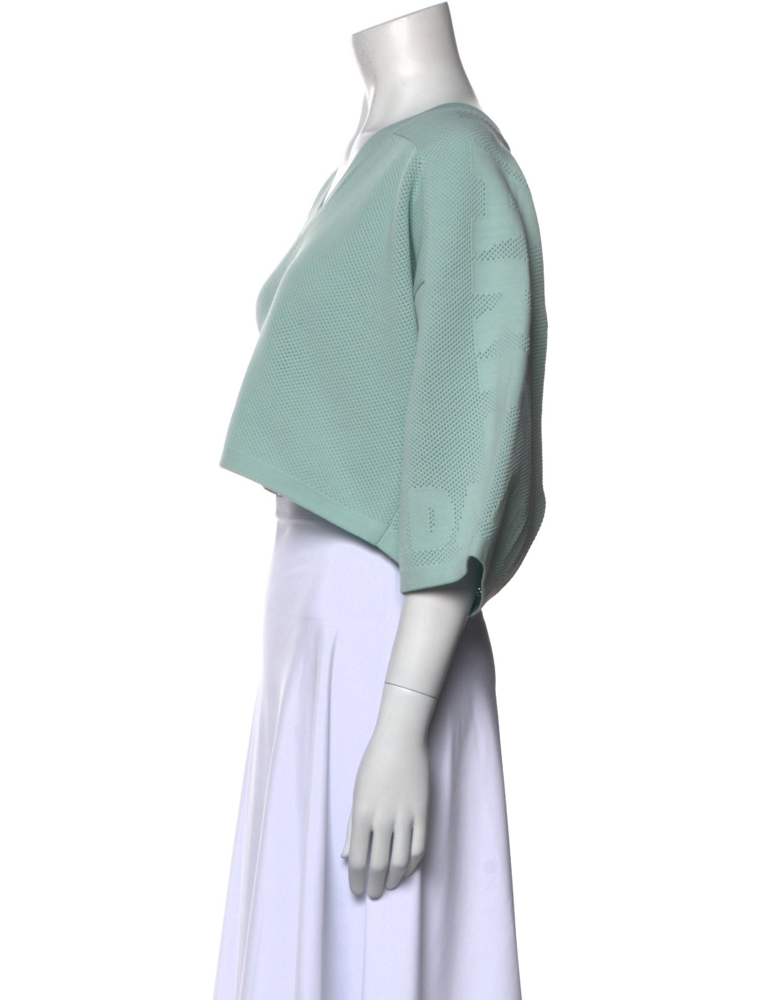 adidas x IVY PARK V-Neck Three-Quarter Sleeve Crop Top