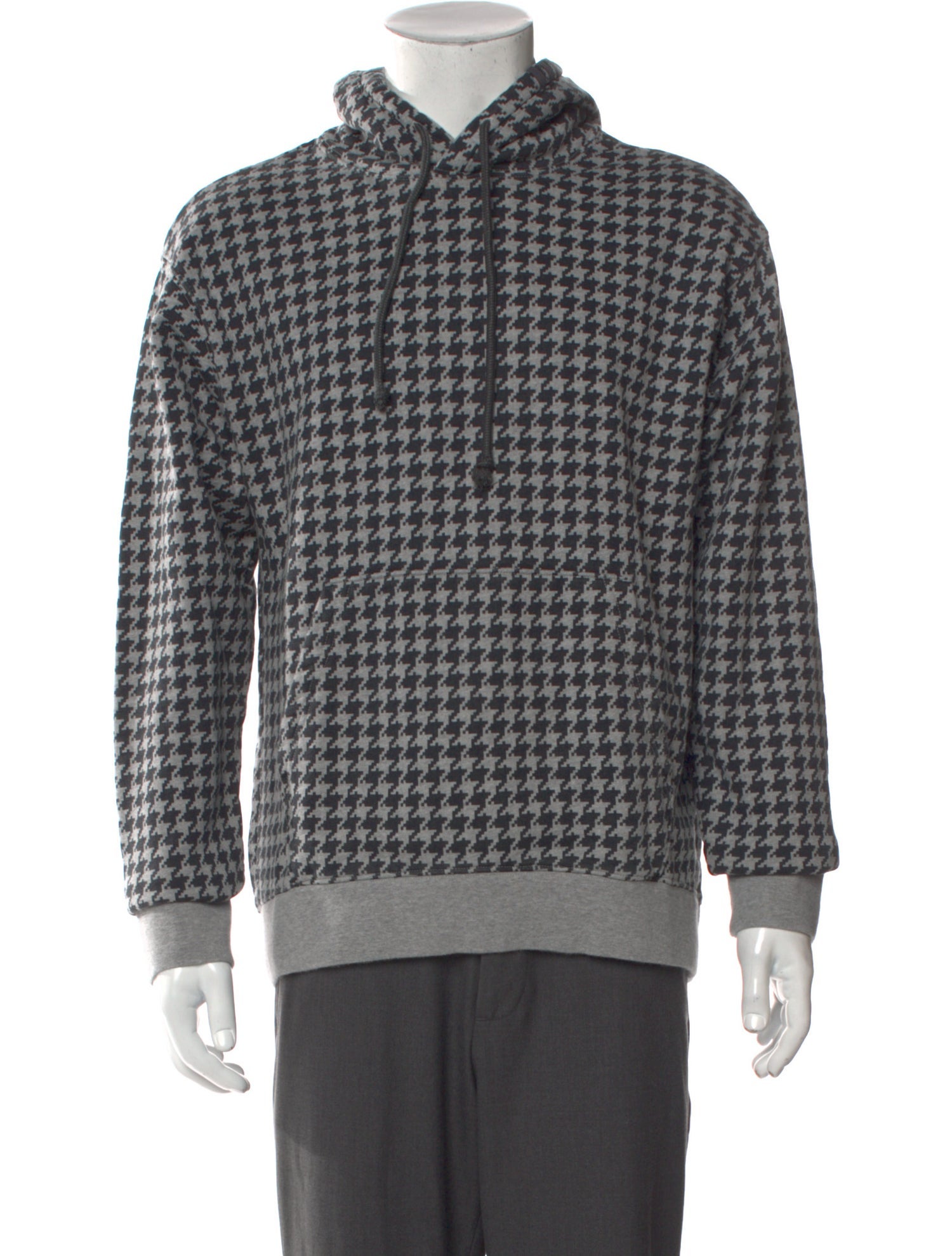 adidas x IVY PARK Houndstooth Print Crew Neck Hoodie