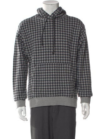 adidas x IVY PARK Houndstooth Print Crew Neck Hoodie