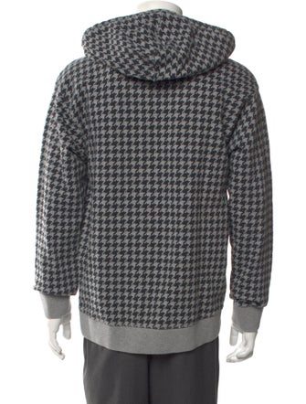 adidas x IVY PARK Houndstooth Print Crew Neck Hoodie