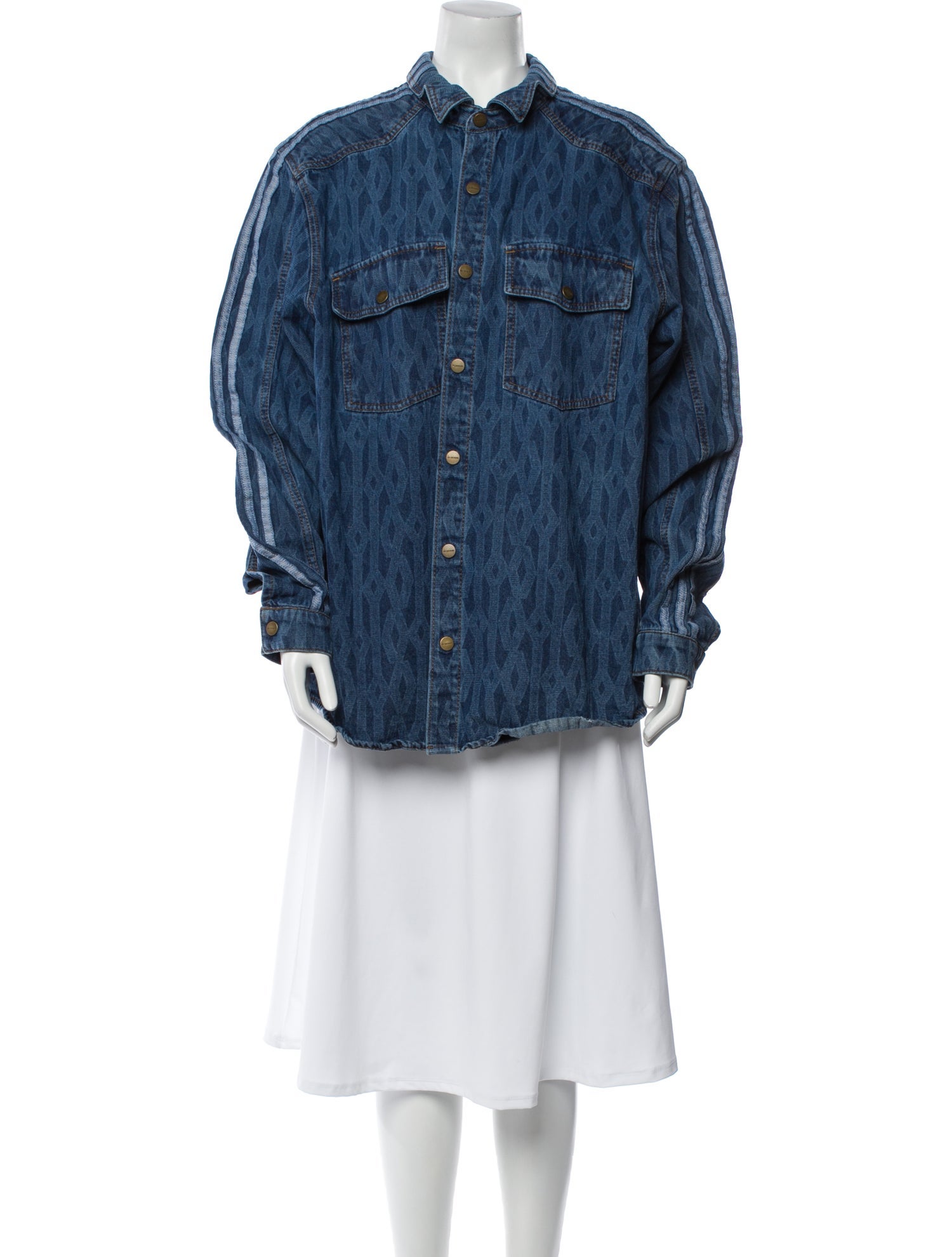 adidas x IVY PARK Long Sleeve Button-Up Top