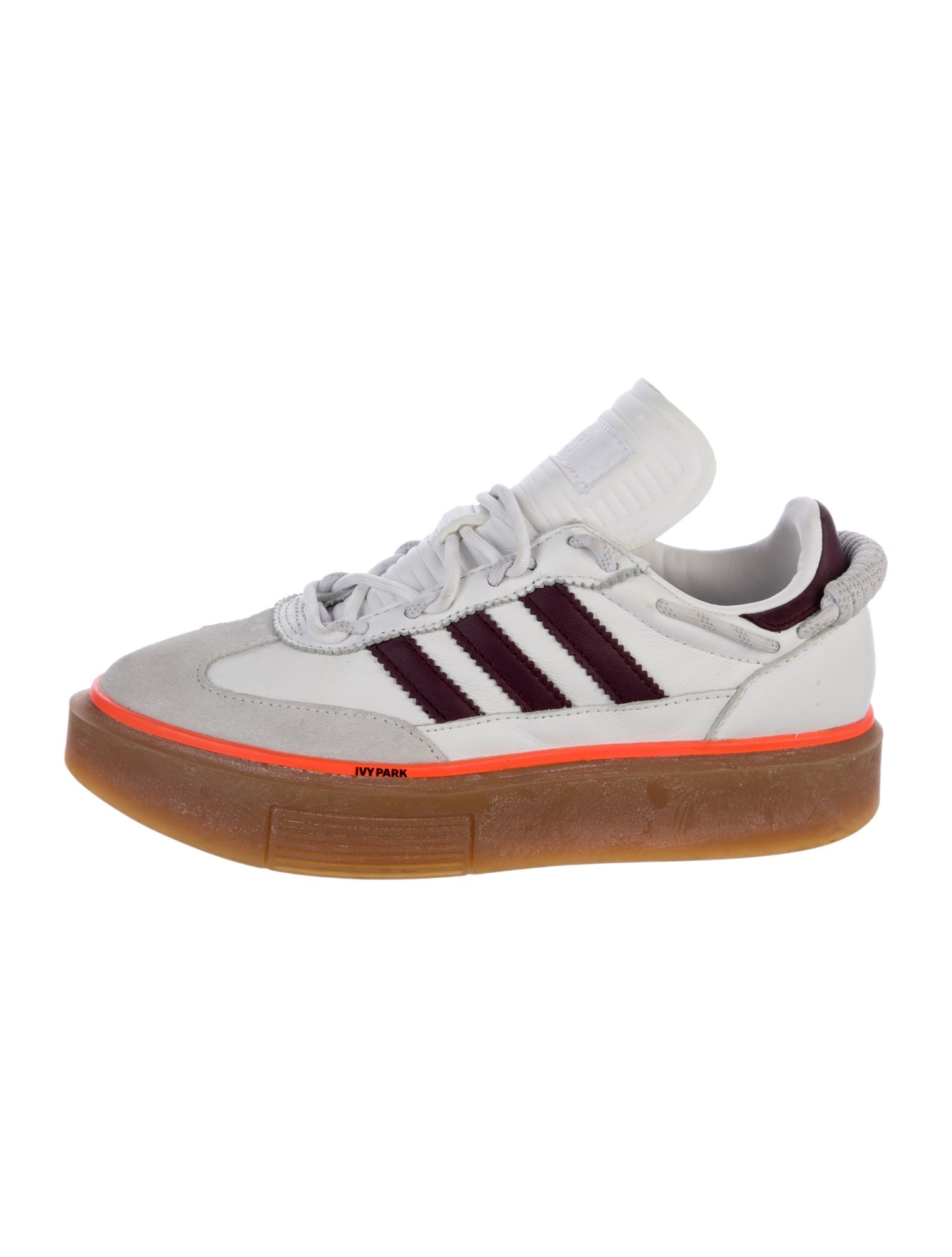 adidas x IVY PARK Leather Printed Athletic Sneakers