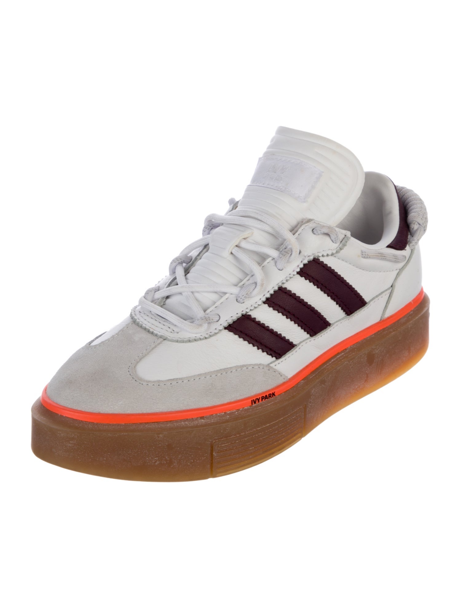 adidas x IVY PARK Leather Printed Athletic Sneakers