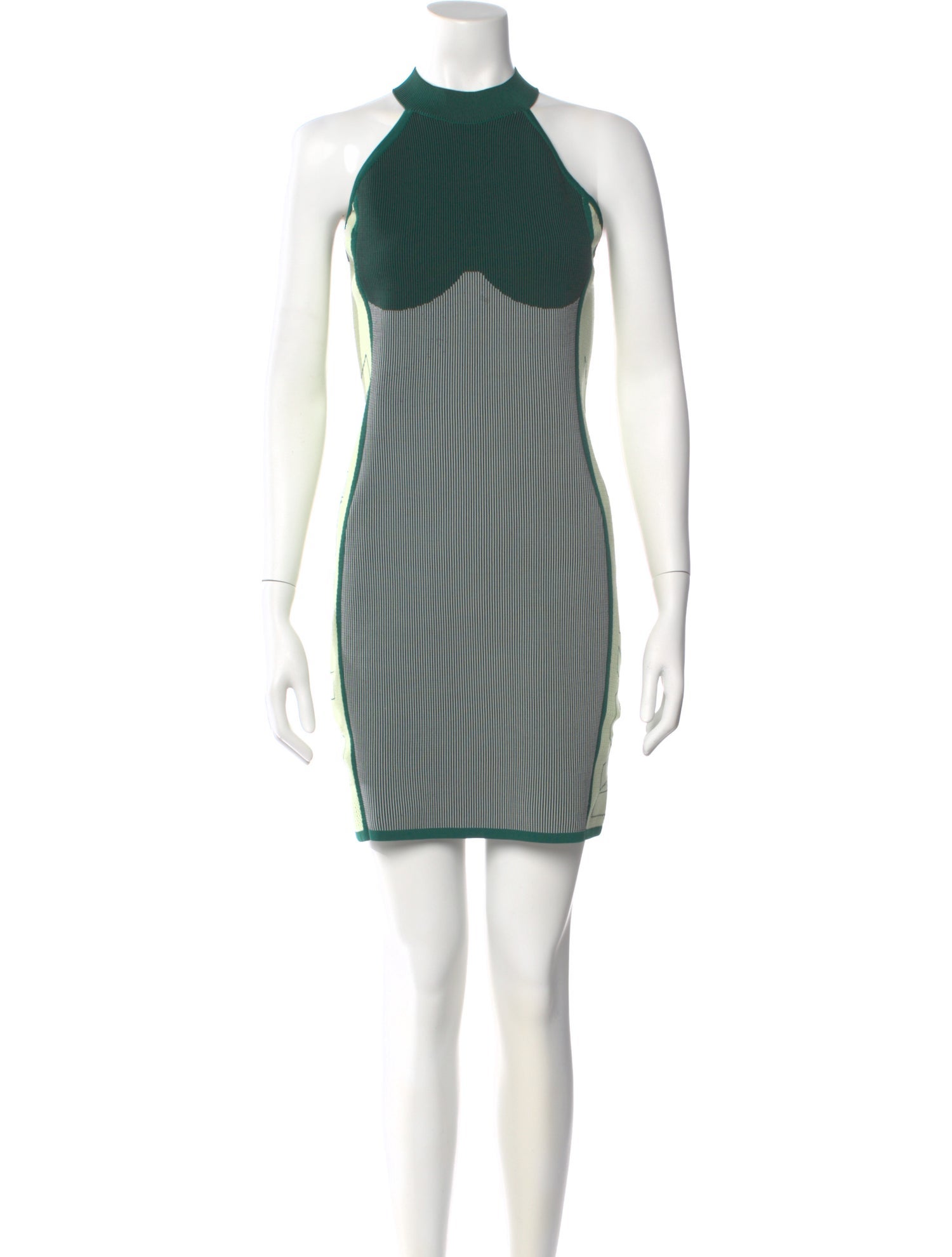 wedding dress with green accent A-Line Tulle Wedding Dresses with V-Neck and Spaghetti Straps main image 1