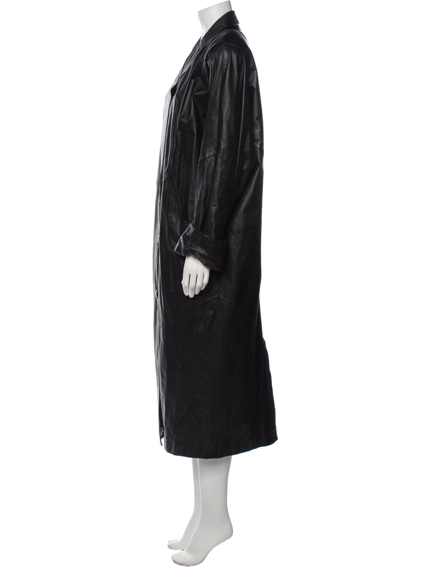 Avanti Leather Faux Fur Coat
