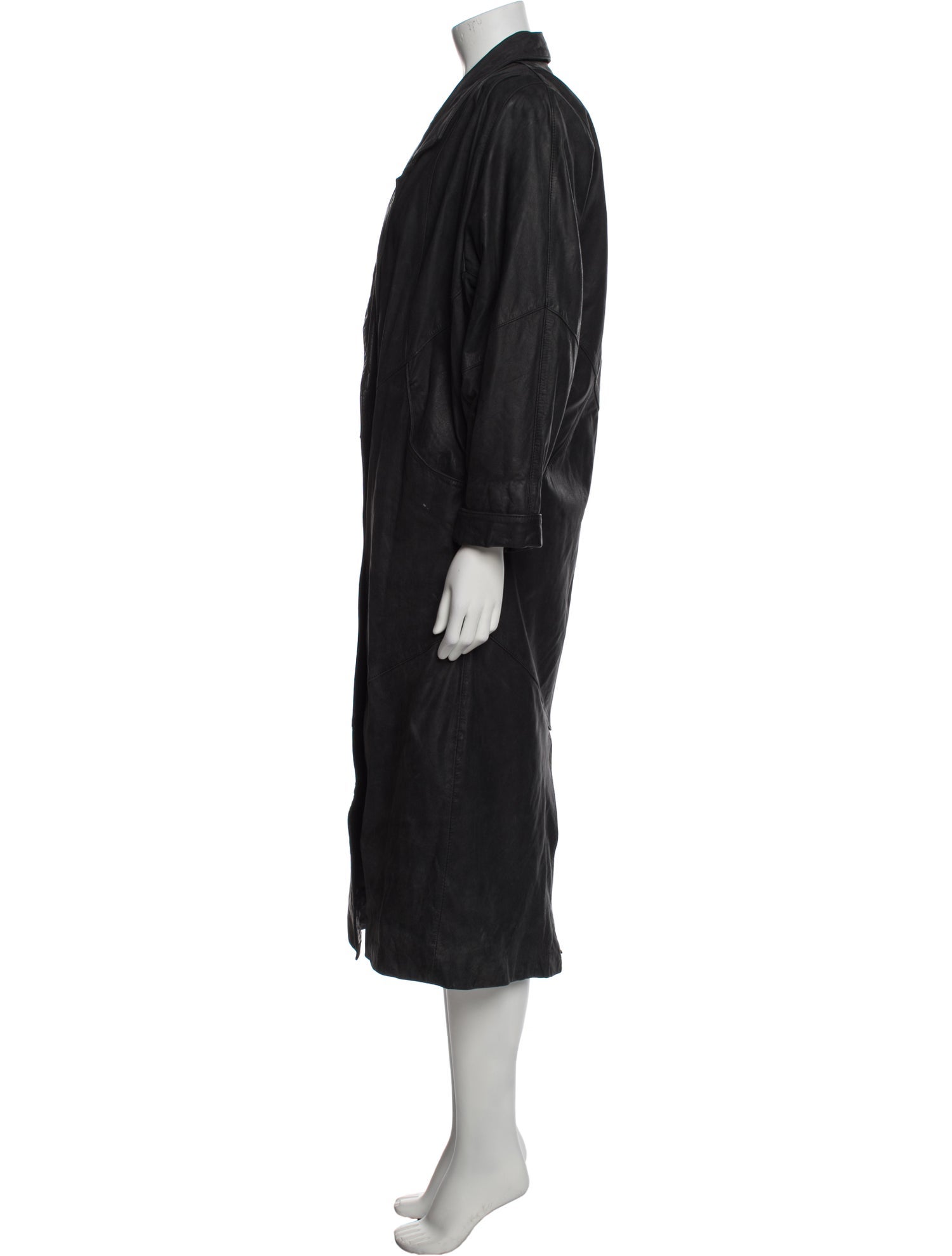 Avanti Leather Trench Coat