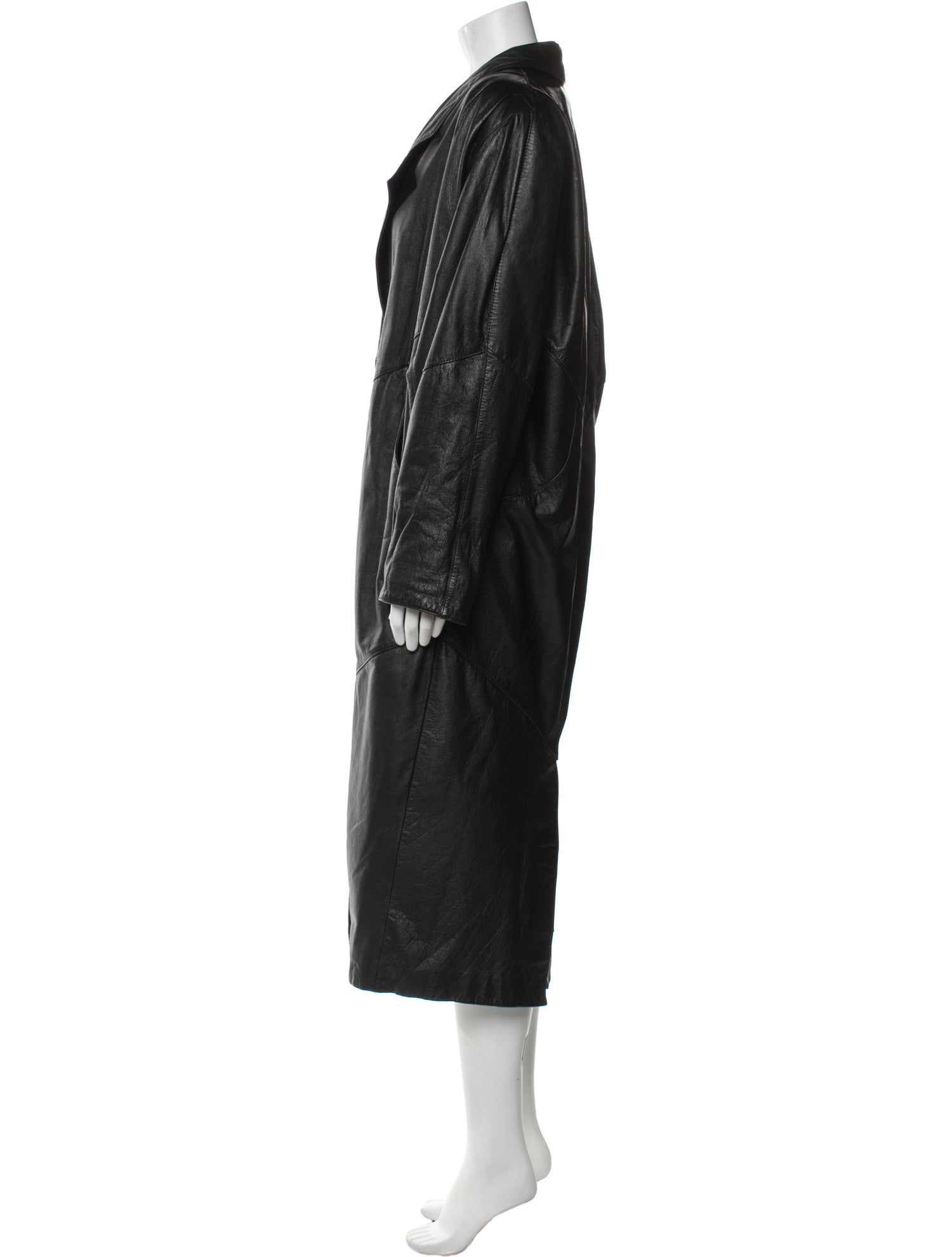 Avanti Leather Trench Coat