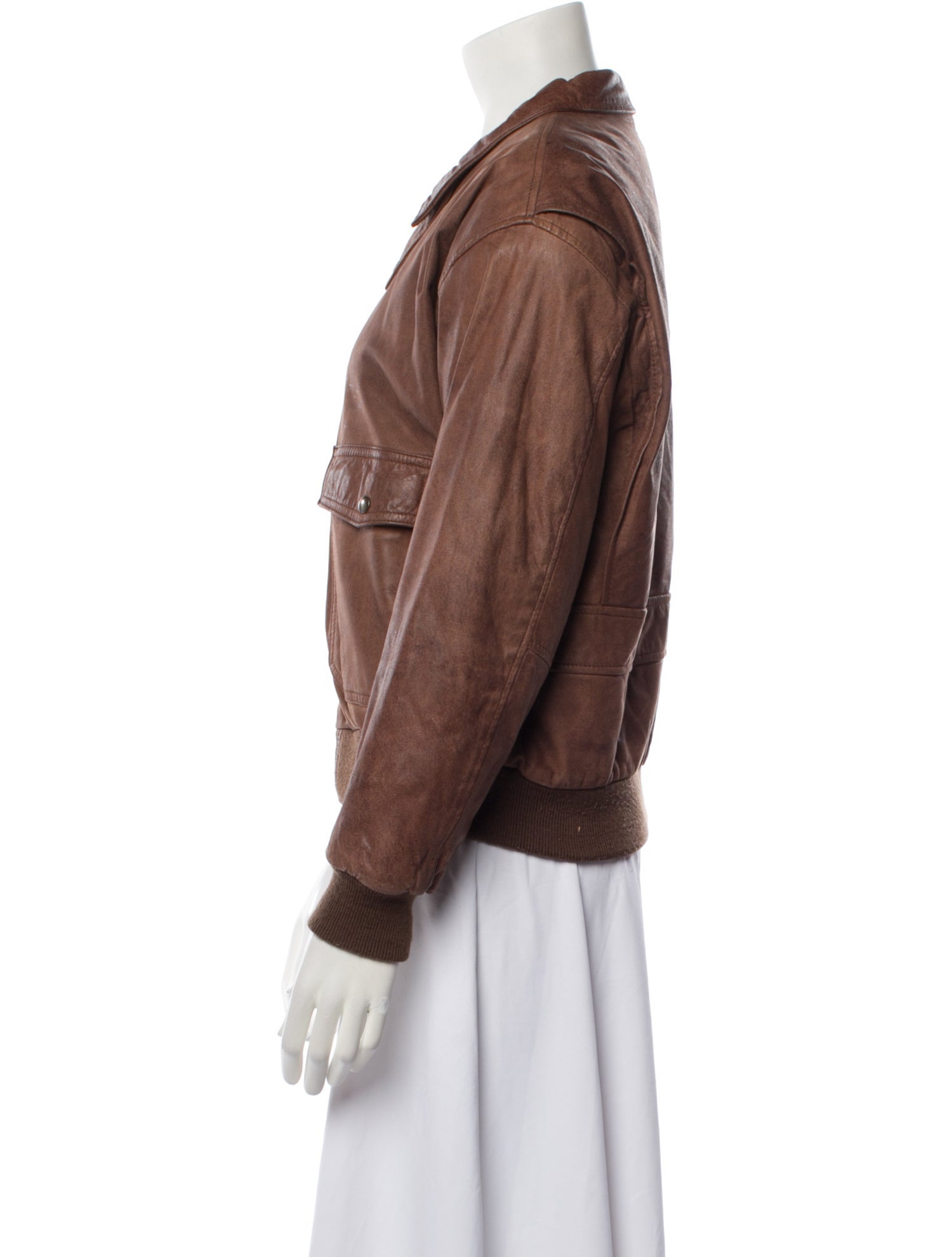 Avanti Leather Bomber Jacket