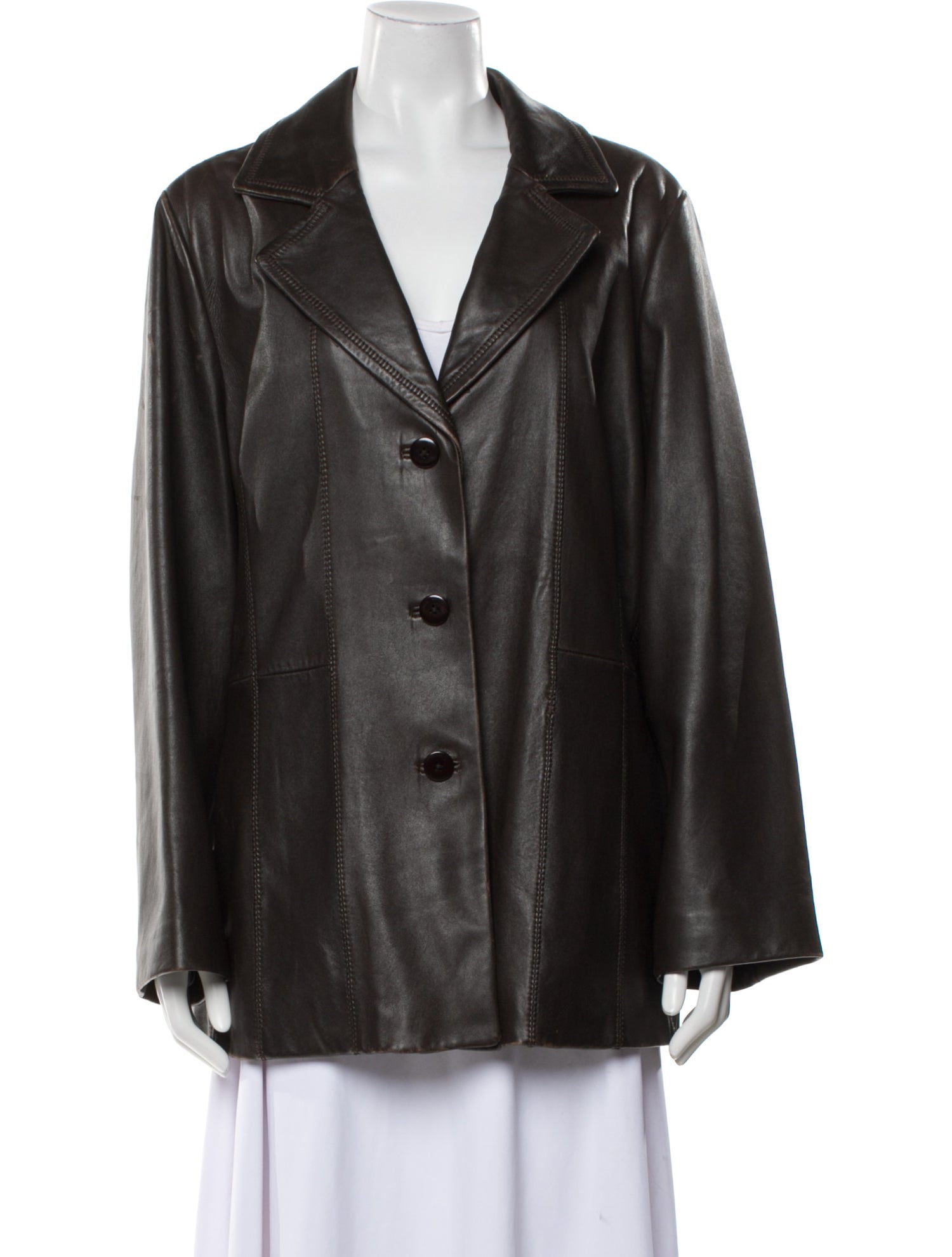 Avanti Leather Blazer
