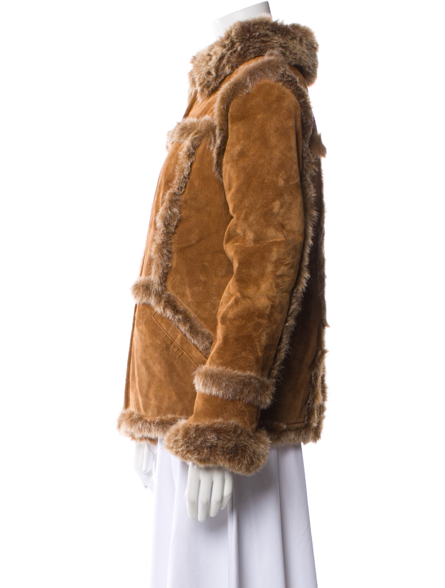 Avanti Leather Faux Fur Jacket