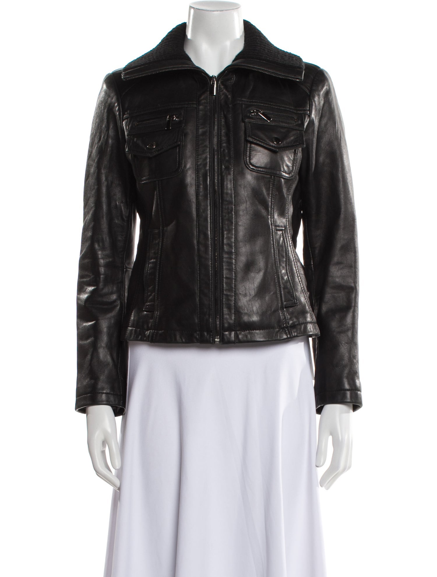 Avanti Leather Biker Jacket