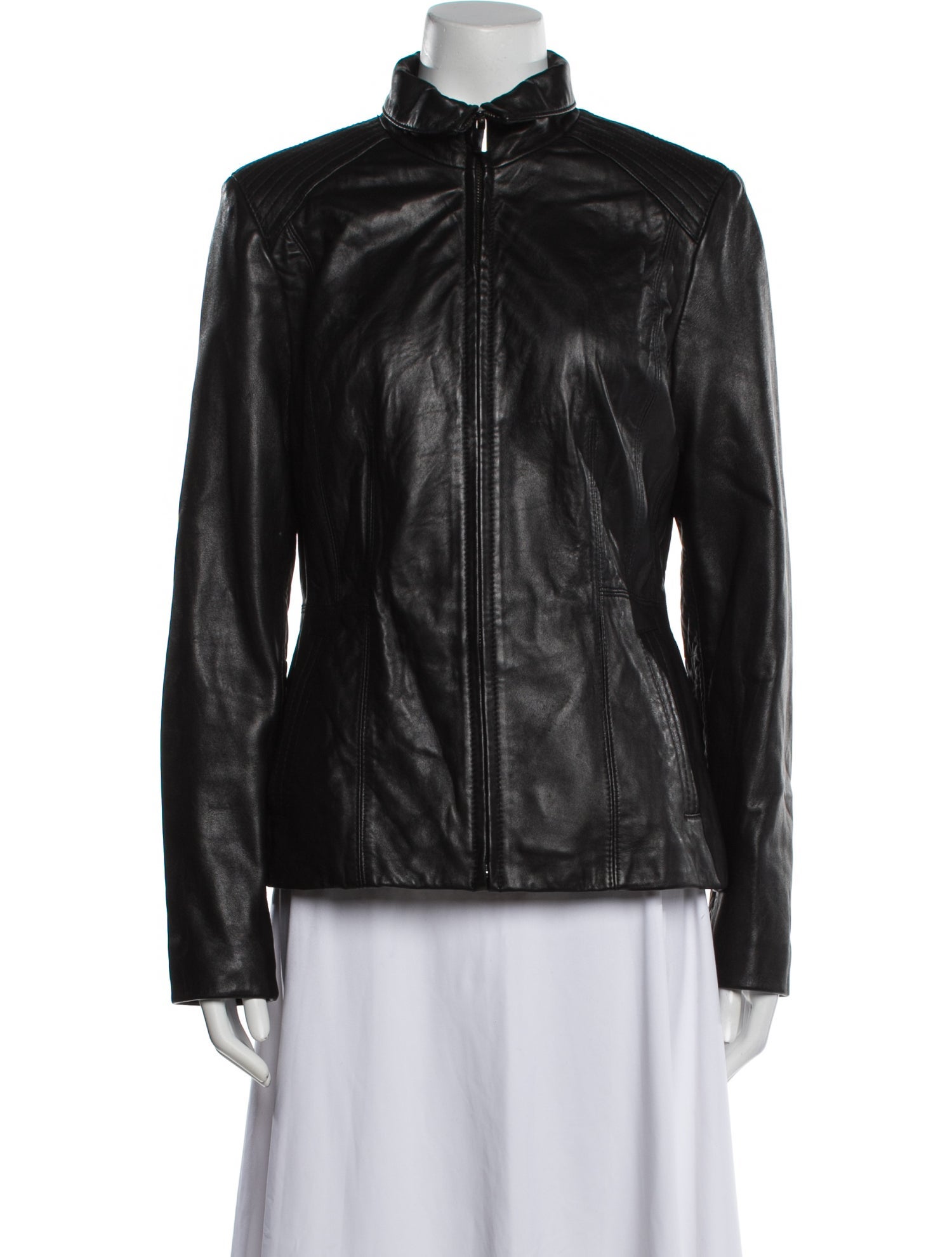 Avanti Leather Biker Jacket