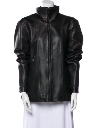 Avanti Leather Bomber Jacket